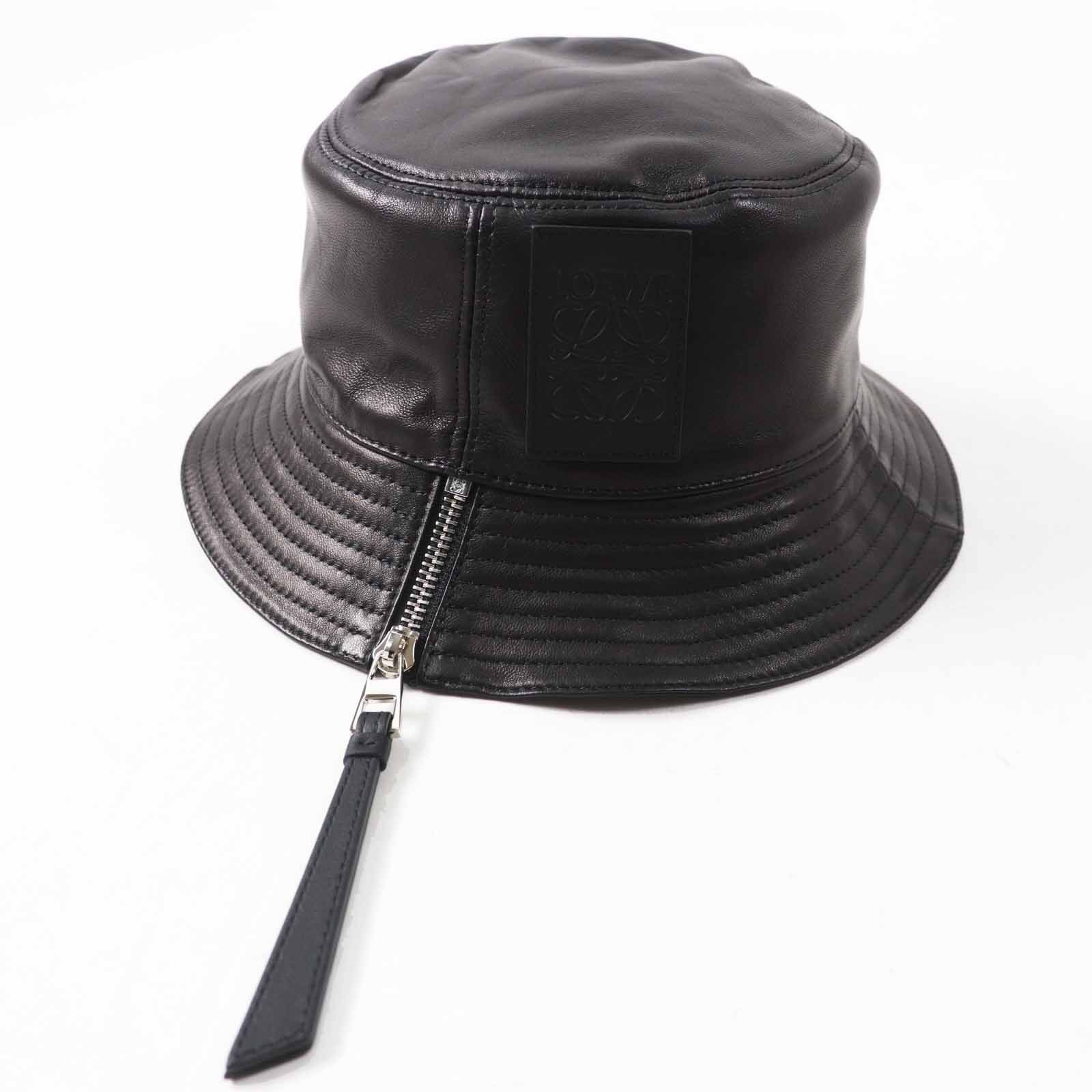 Loewe Loewe Loewe Anagram Lamb leather hat Leather Hats DUTY FREE for USA Size ONE SIZE - 1 Thumbnail