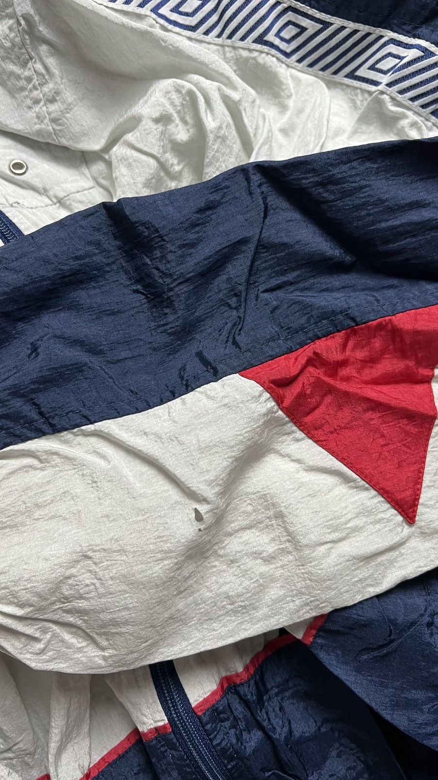 Umbro 1990-1992 England national football team zip track jacket Size US L / EU 52-54 / 3 - 8 Thumbnail