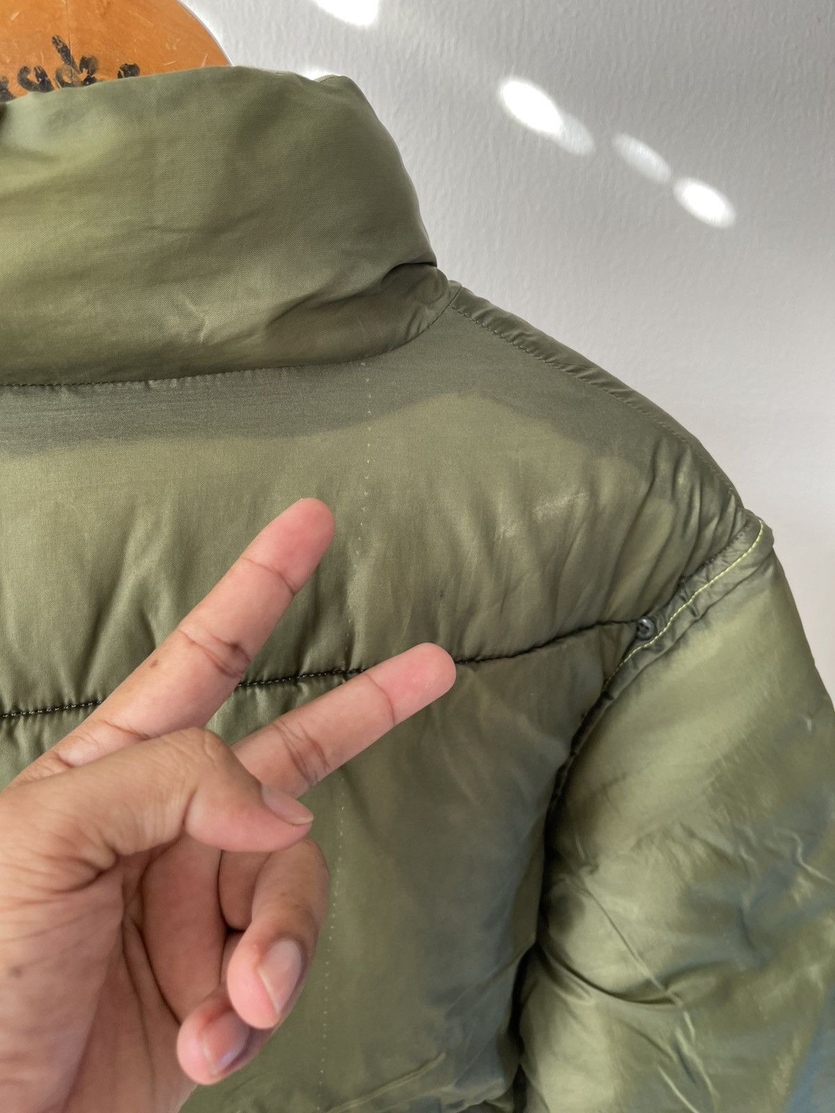 Grailed × Japanese Brand 2000s JipiJapa Army Green Puffer Reversible Jacket Size US L / EU 52-54 / 3 - 7 Thumbnail