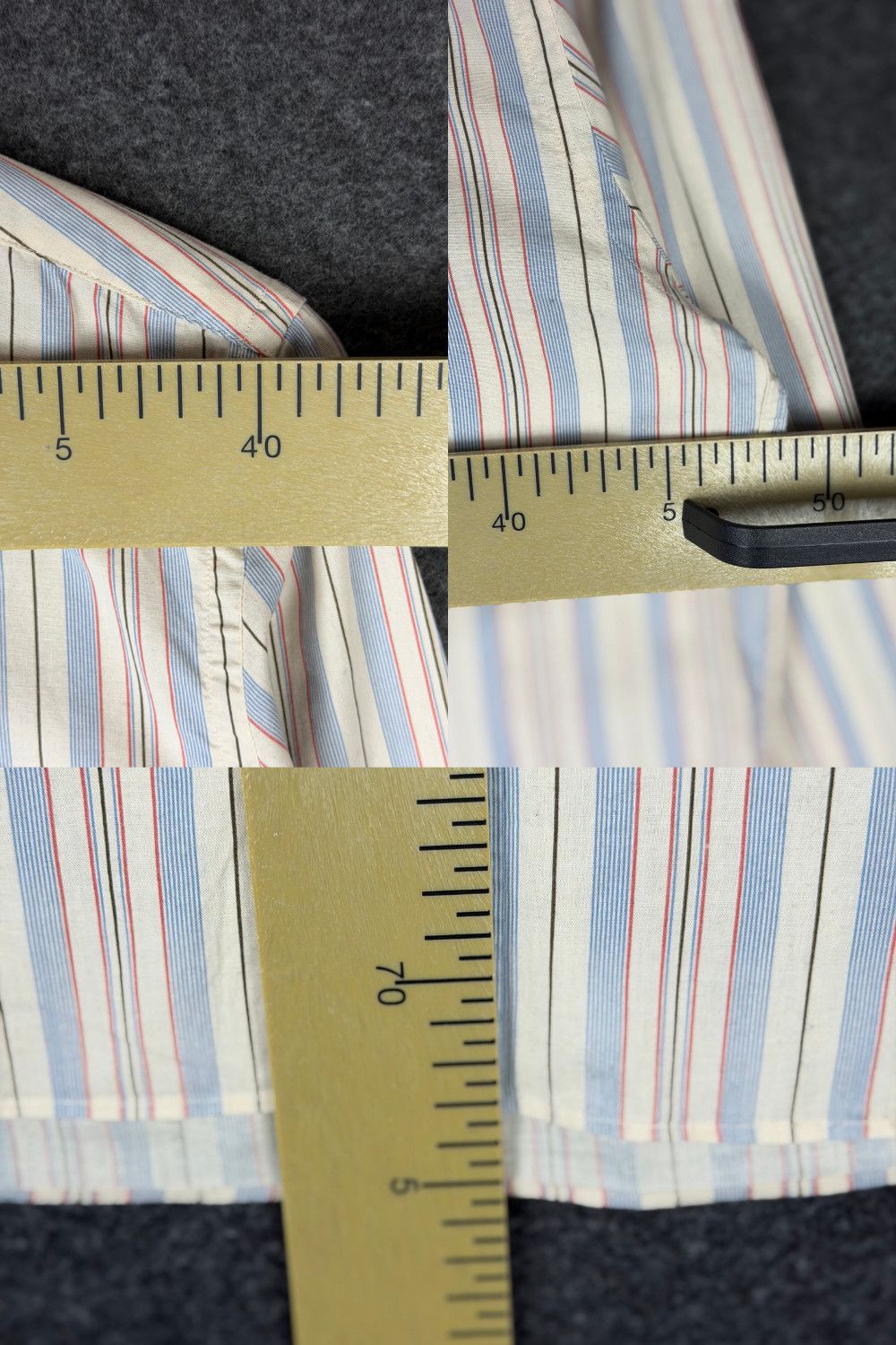 RRL Ralph Lauren RRL Double RL Striped Contrast Collar Shirt (XS) Size US S / EU 44-46 / 1 - 16 Thumbnail