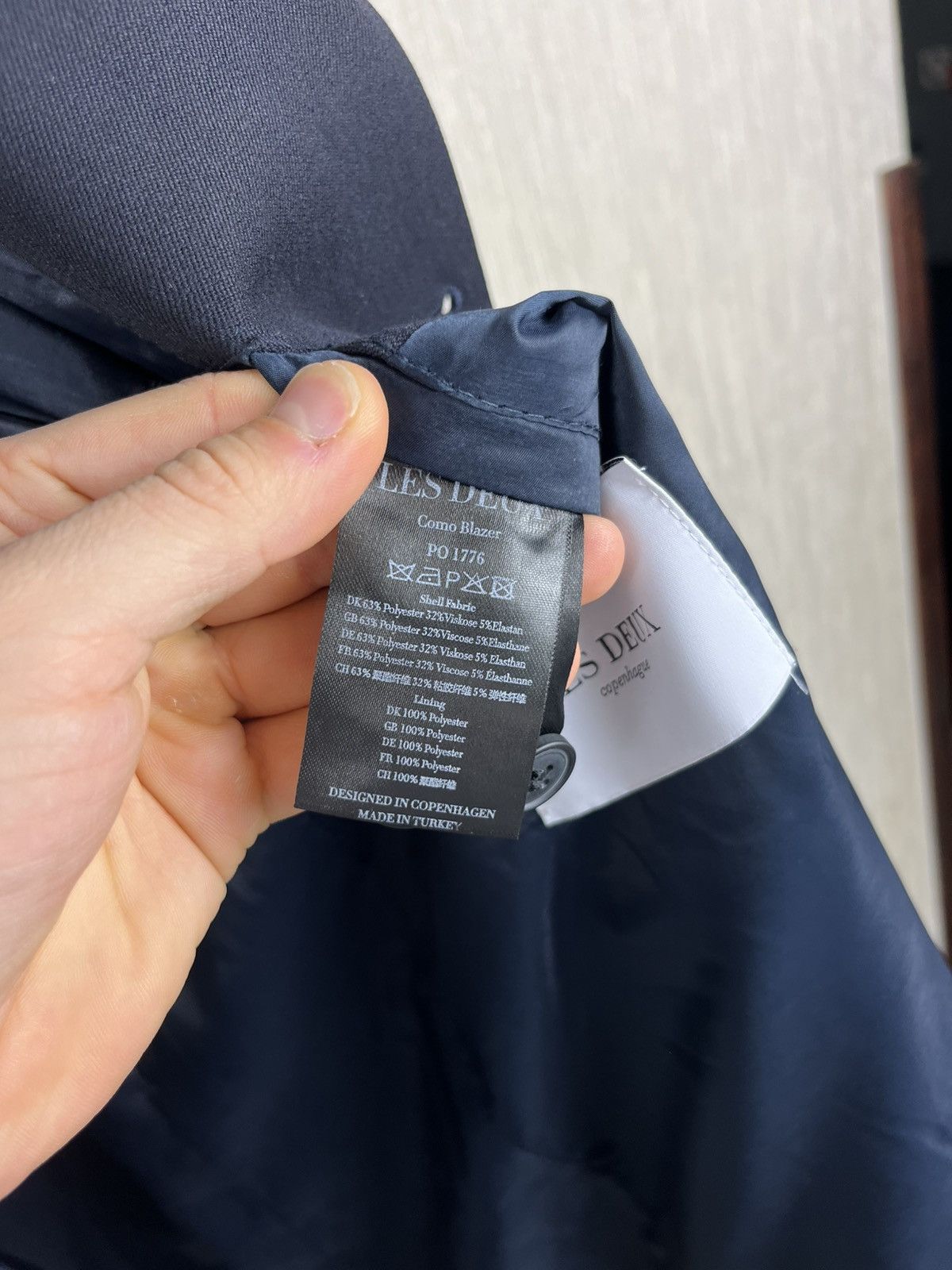 Designer × Les Deux Les Deux Copenhagen Como Blazer jacket navy luxury old money Size US XL / EU 56 / 4 - 15 Thumbnail