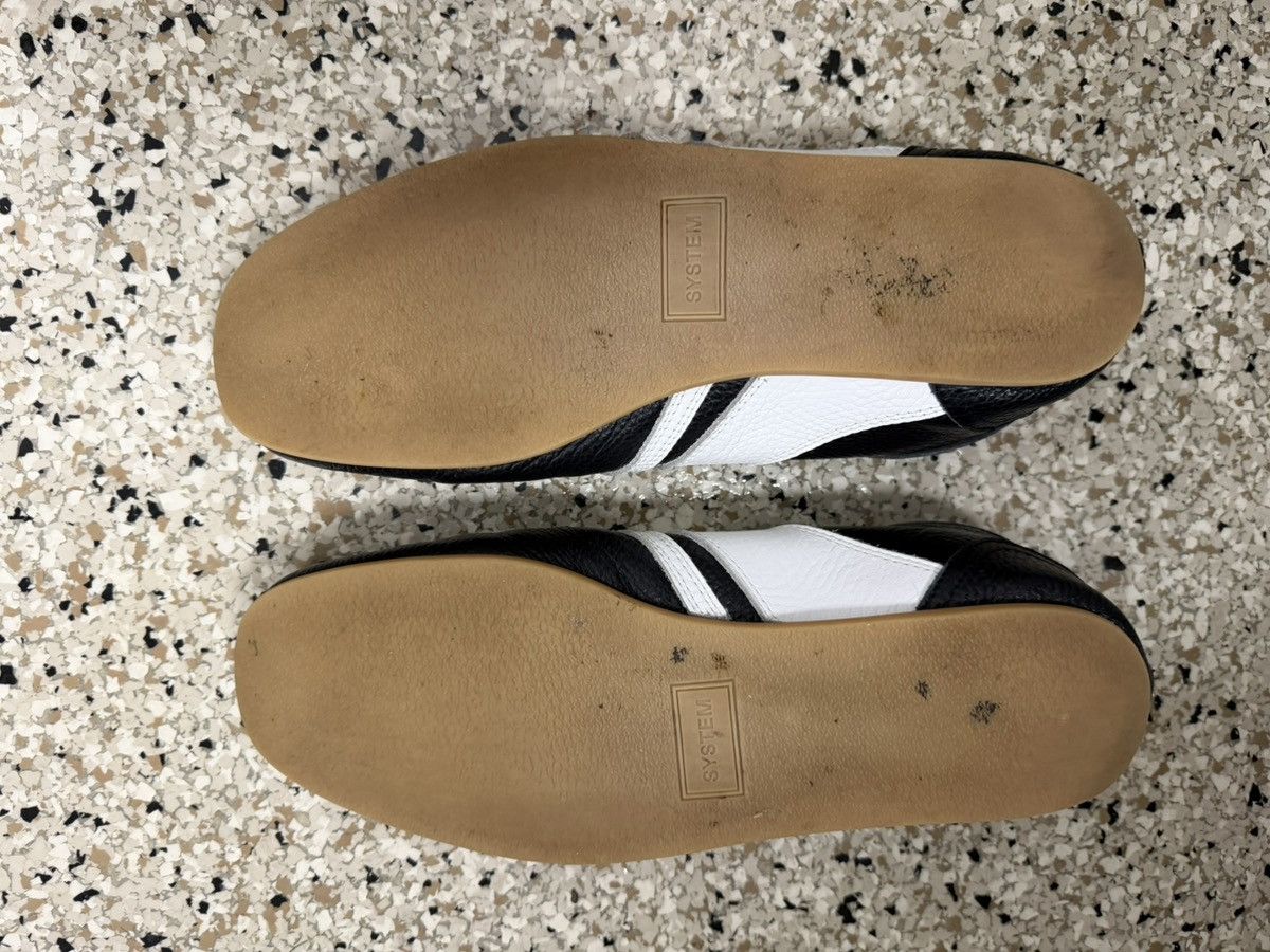 System System Black Leather Sneakers Size US 8 / EU 41 - 5 Thumbnail
