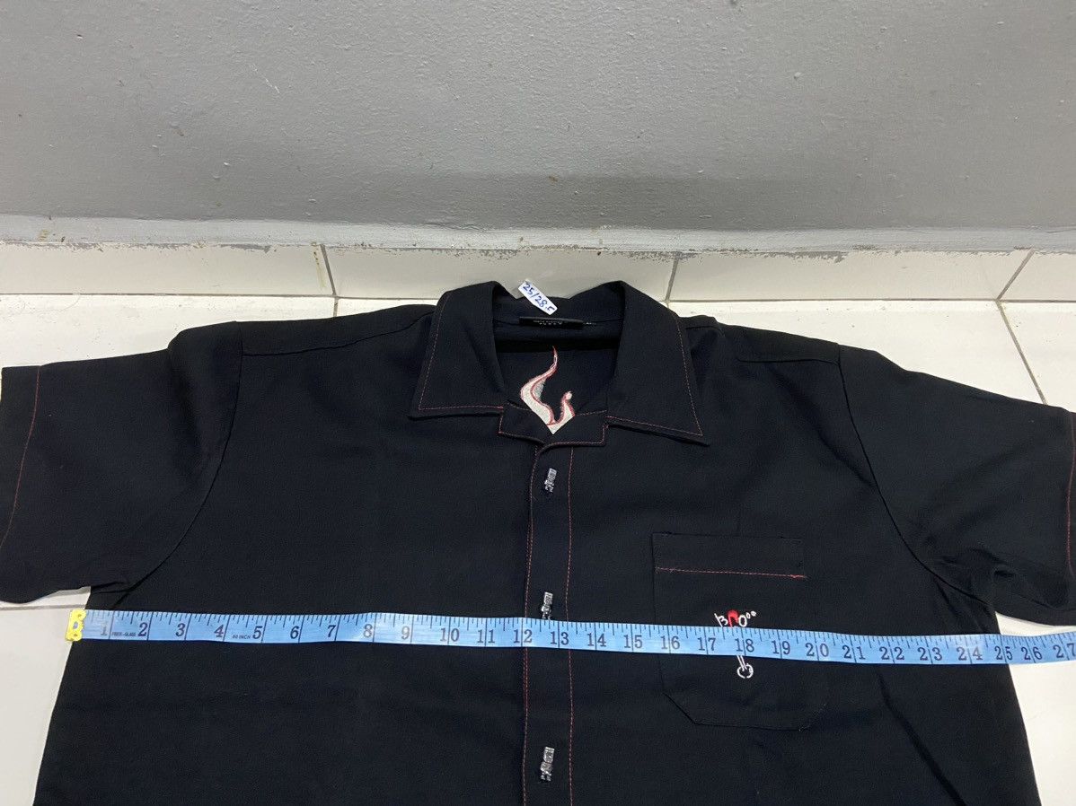 Vintage VINTAGE STEADY LAST CALL FLAME GUITAR BOWLING SHIRT Size US L / EU 52-54 / 3 - 12 Thumbnail
