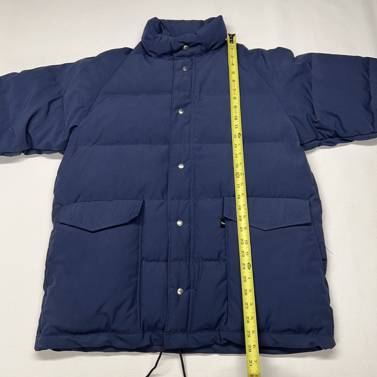 Vintage VTG 10X Down Jacket Blue Puffer Coat Zip Pocket Work Retro Size US XL / EU 56 / 4 - 22 Thumbnail