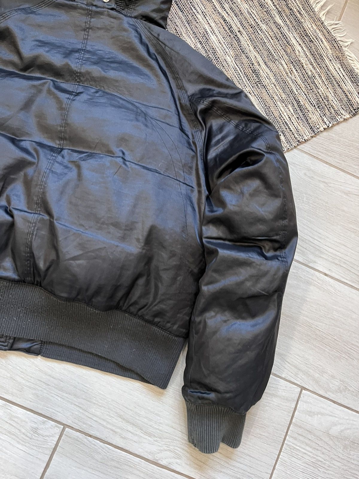 Nike × Vintage Rare Vintage Nike down jacket bomber black opium Alaska Size XL / US 12-14 / IT 48-50 - 15 Thumbnail