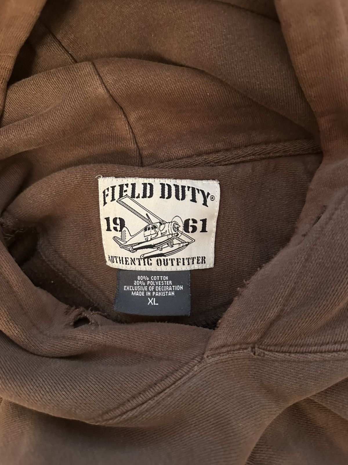 Other Cabelas 1961 Distressed Brown Hoodie Size US XL / EU 56 / 4 - 7 Thumbnail