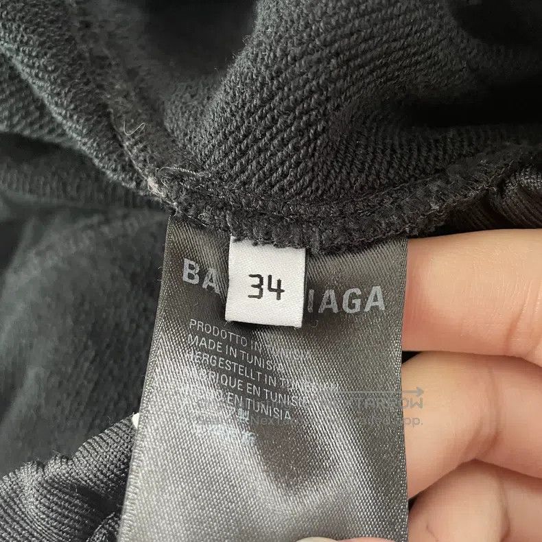 Balenciaga Balenciaga Logo embroidered comfortable side-seam color bl Size US 34 / EU 50 - 4 Thumbnail