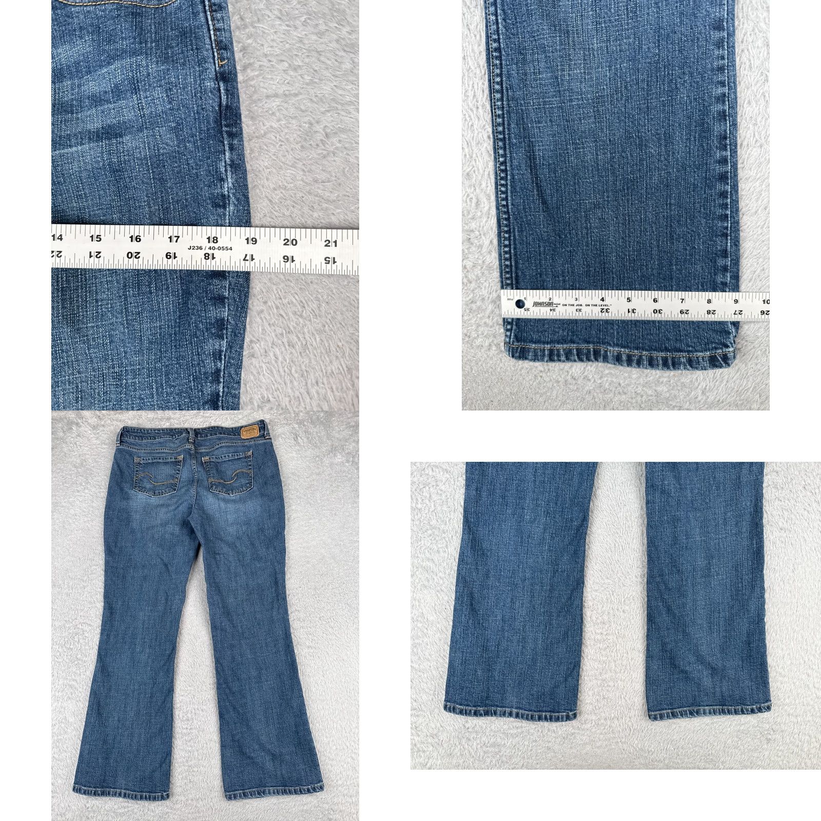 Levi's VINTAGE Levis Jeans Womens 12 Blue Denim Low Rise Bootcut Cotton Blend Medium Wash 32x29 Jeans Women Blue 90s Brand Levi's Mens (adjusted) Size 34" / US 12 / IT 48 - 9 Thumbnail