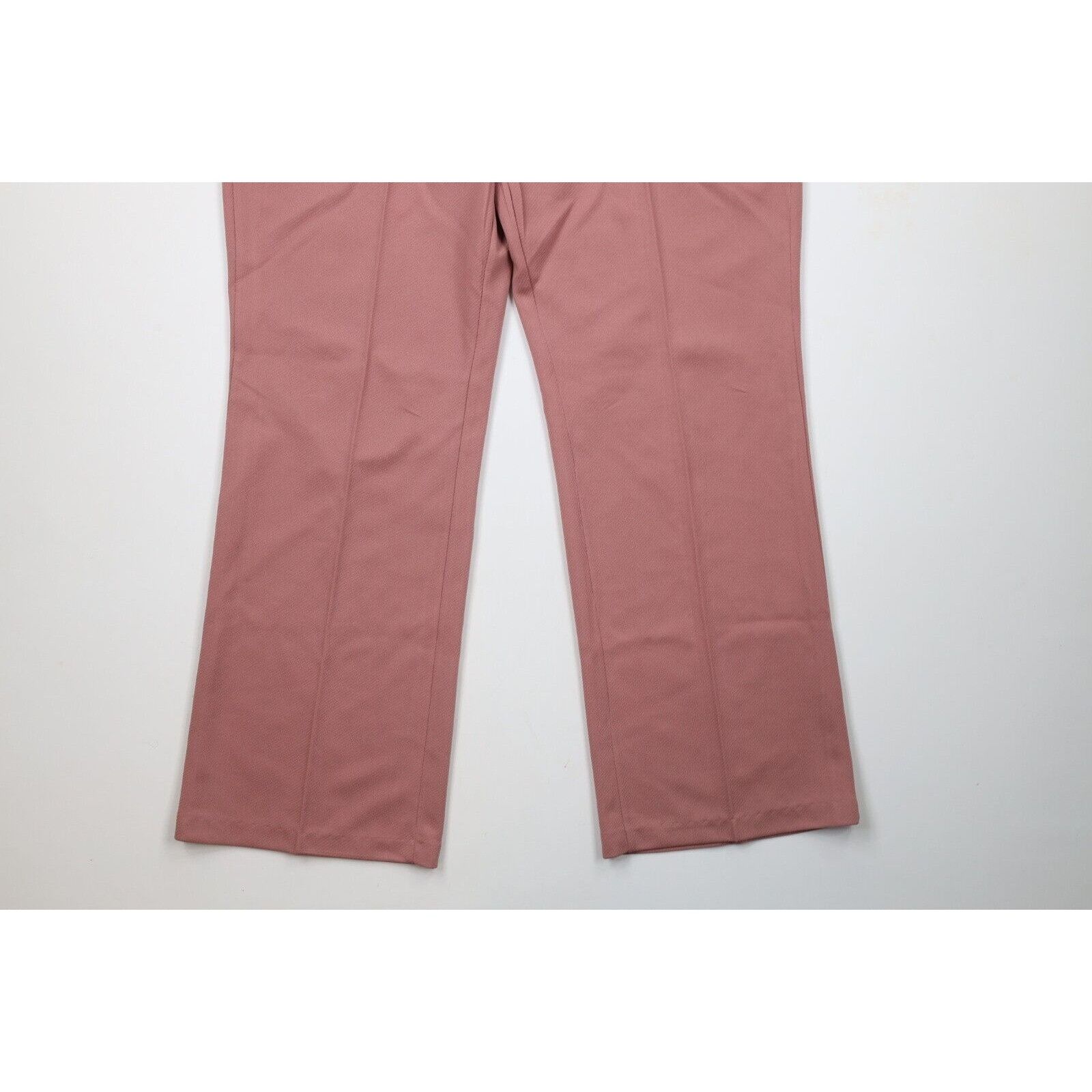 Vintage Deadstock Vintage 60s 70s 2 Piece Knit Bell Bottoms Suit Size 3XL / US 20-22 - 9 Thumbnail