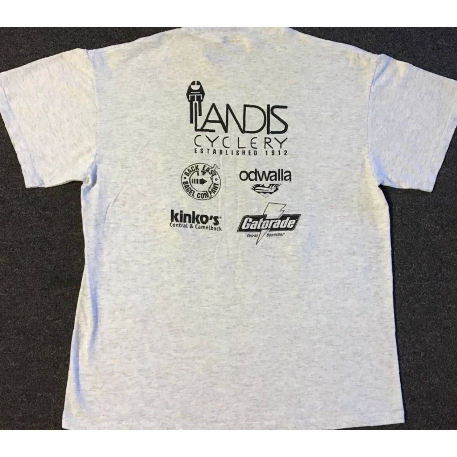 Vintage VINTAGE Arizona Bicycle Club Race T-Shirt M Gray 90s Grunge Bike Cycling Single Stitch Mens Size US M / EU 48-50 / 2 - 2 Thumbnail