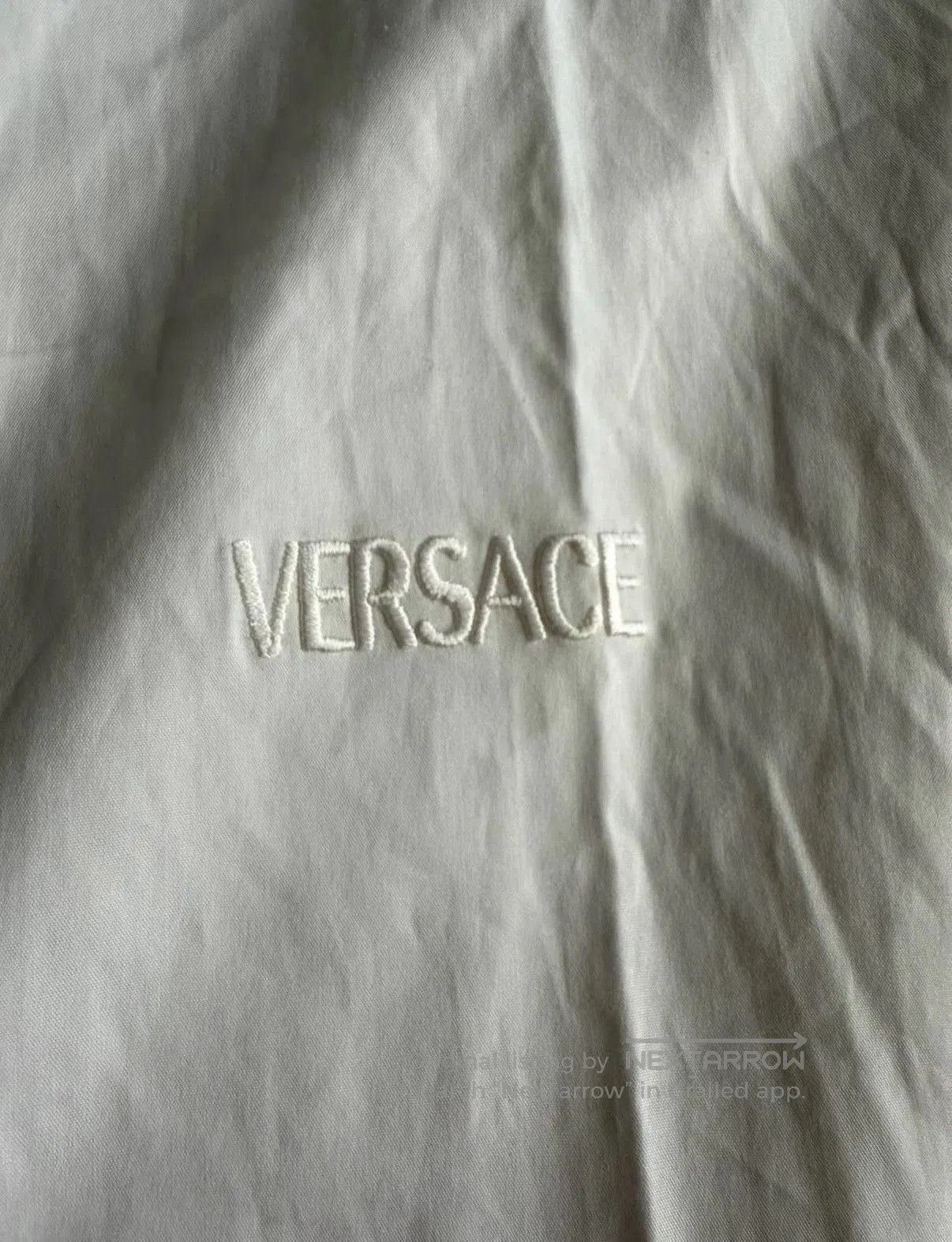 Versace White Long Sleeve Button-Up Shirt - Size L. Size US L / EU 52-54 / 3 - 3 Thumbnail