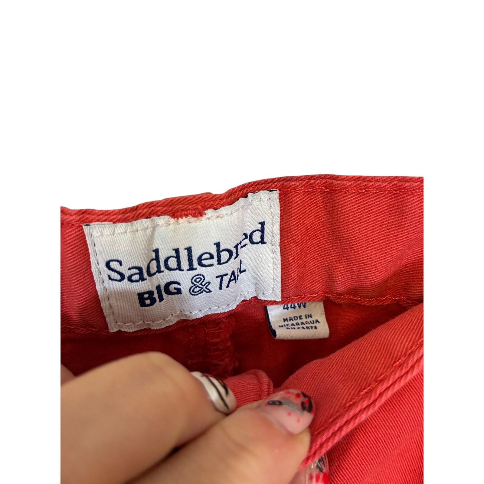 Saddlebred Saddlebred Mens Chinos Shorts Pockets Big & Tall 44 EUC Size US 44 / EU 60 - 4 Thumbnail