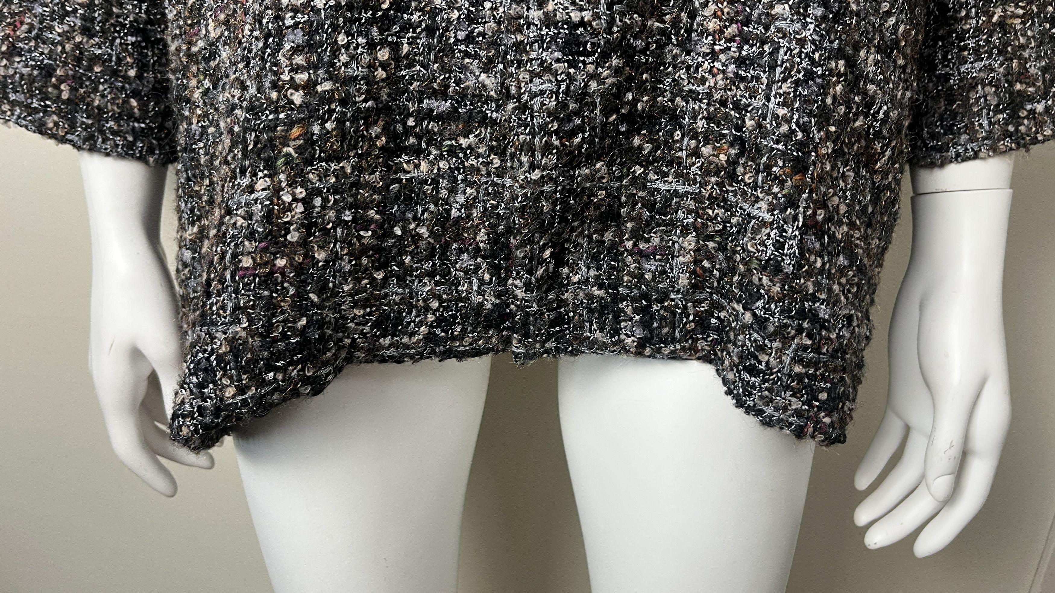 eskandar Eskandar O/S LUX Oversized Rich Tweed Boucle Coat Jacket 0 Size S / US 4 / IT 40 - 13 Thumbnail
