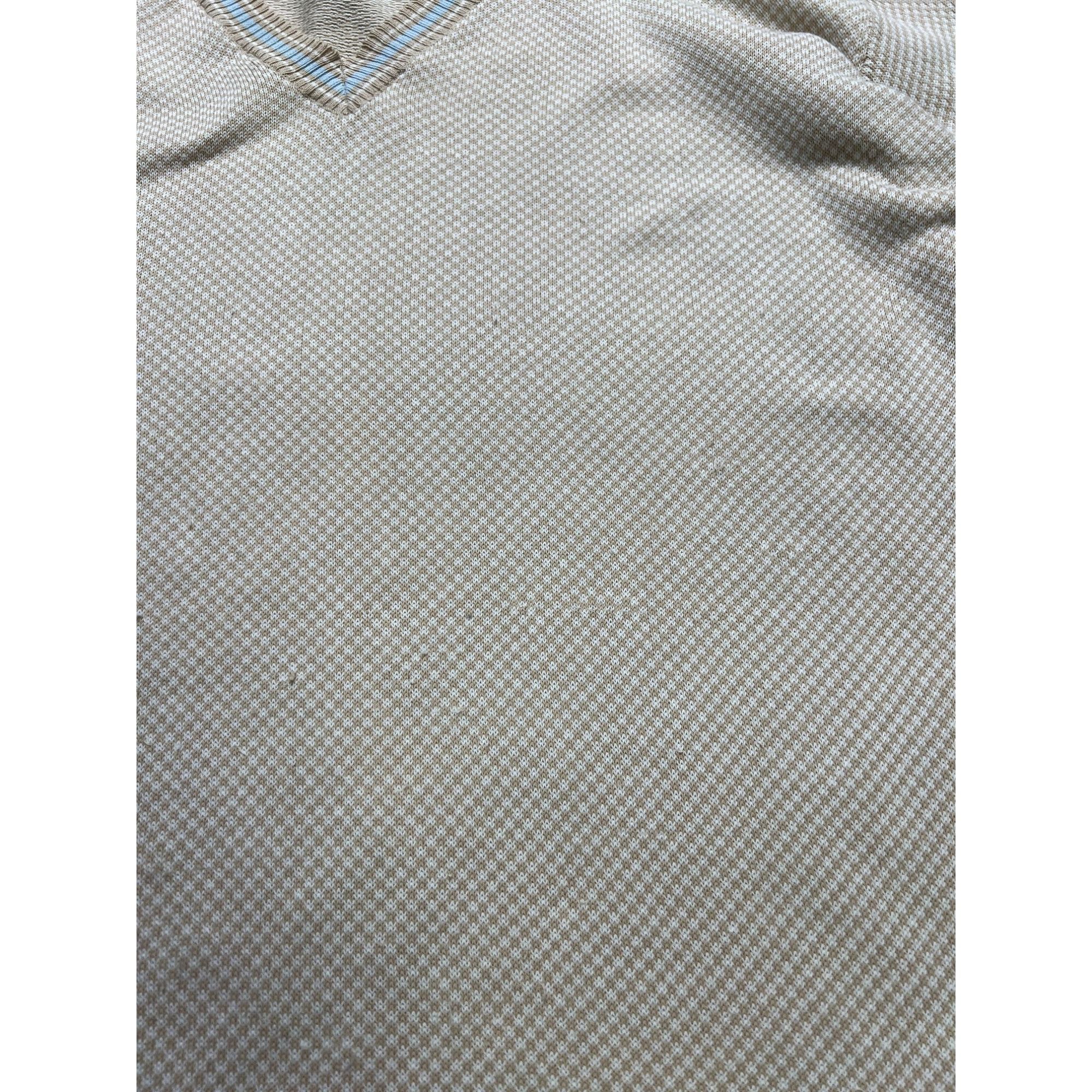 Luigi Borrelli Luigi Borrelli Napoli V-Neck Cotton Sweater (Y1070) Size US L / EU 52-54 / 3 - 6 Thumbnail