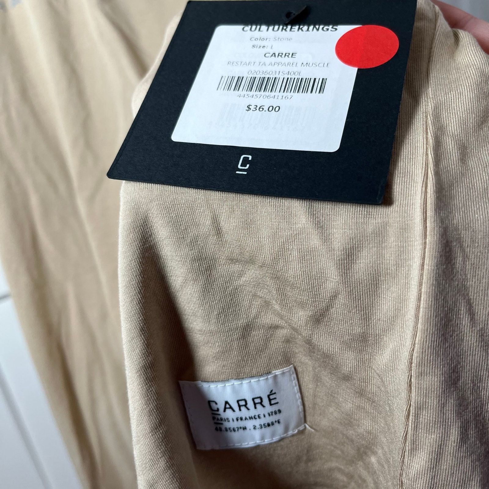 Carre •NWT• CARRÉ Culture Kings Restart TA Apparel Muscle Tank • L Size US L / EU 52-54 / 3 - 3 Thumbnail