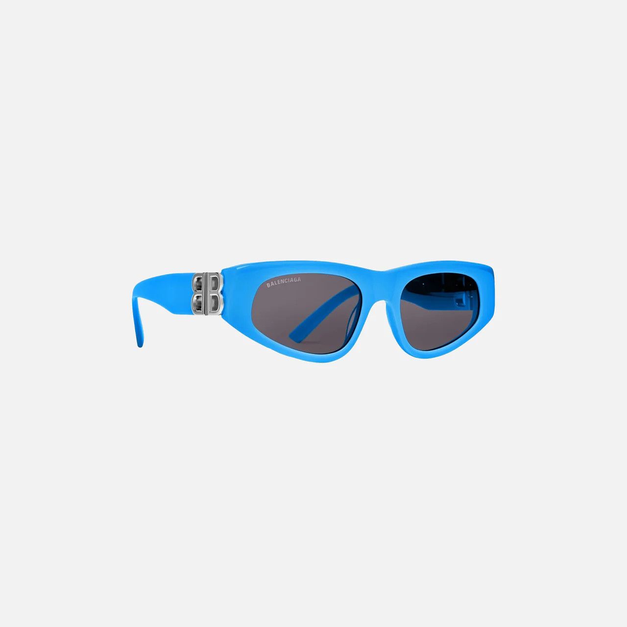 Balenciaga Balenciaga BB Logo Hinge Frame Sunglasses Blue Size ONE SIZE - 1 Thumbnail