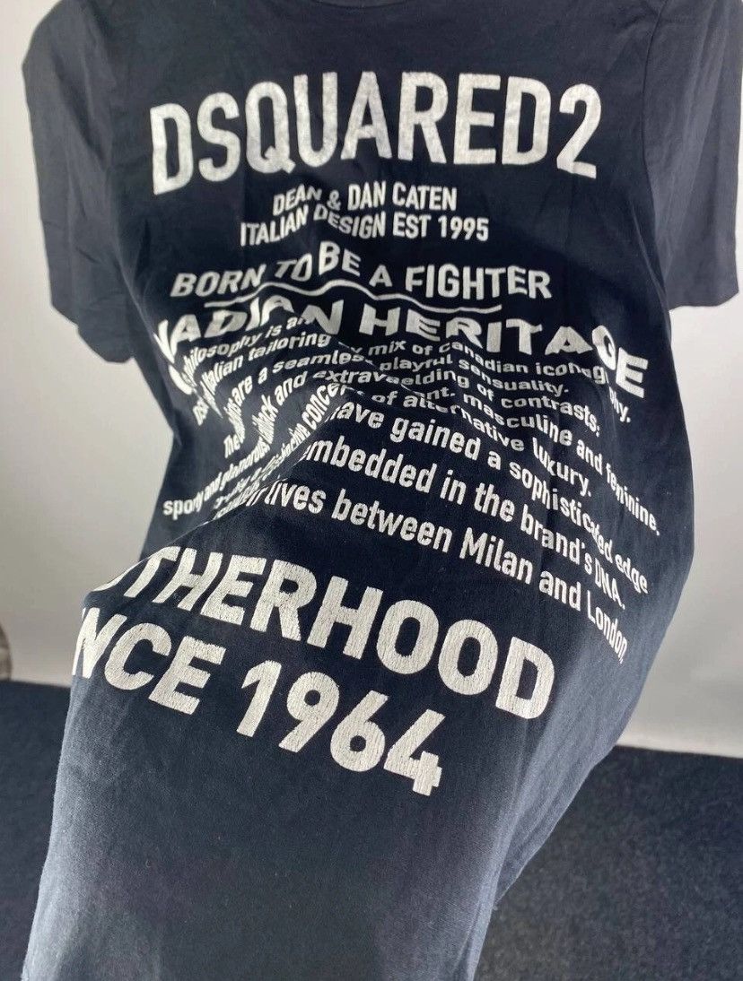 Dsquared2 🔥Opium Punk Dsquared black faded tee xs-s size Size US XS / EU 42 / 0 - 4 Thumbnail
