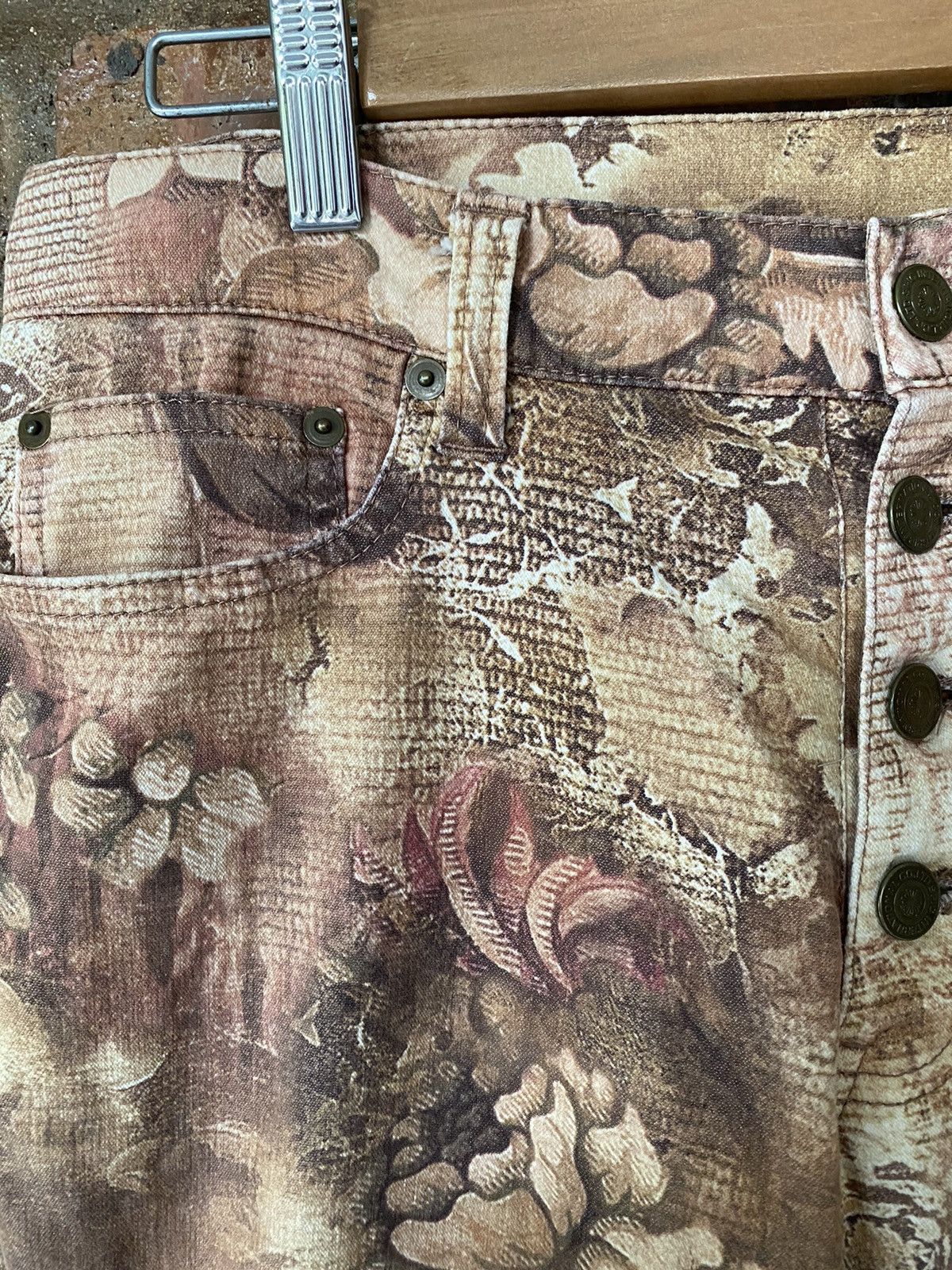 Tornado Mart Vtg Tornado Mart Floral Flare Pants Size US 32 / EU 48 - 11 Thumbnail