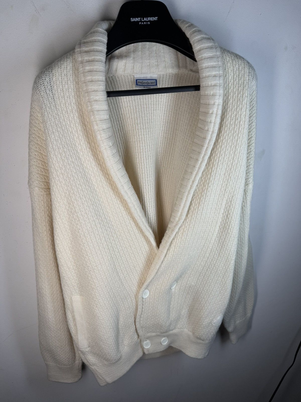 Yves Saint Laurent 90s YSL Cardigan Wool Soft Knitted YSL Sweater Size US M / EU 48-50 / 2 - 15 Thumbnail