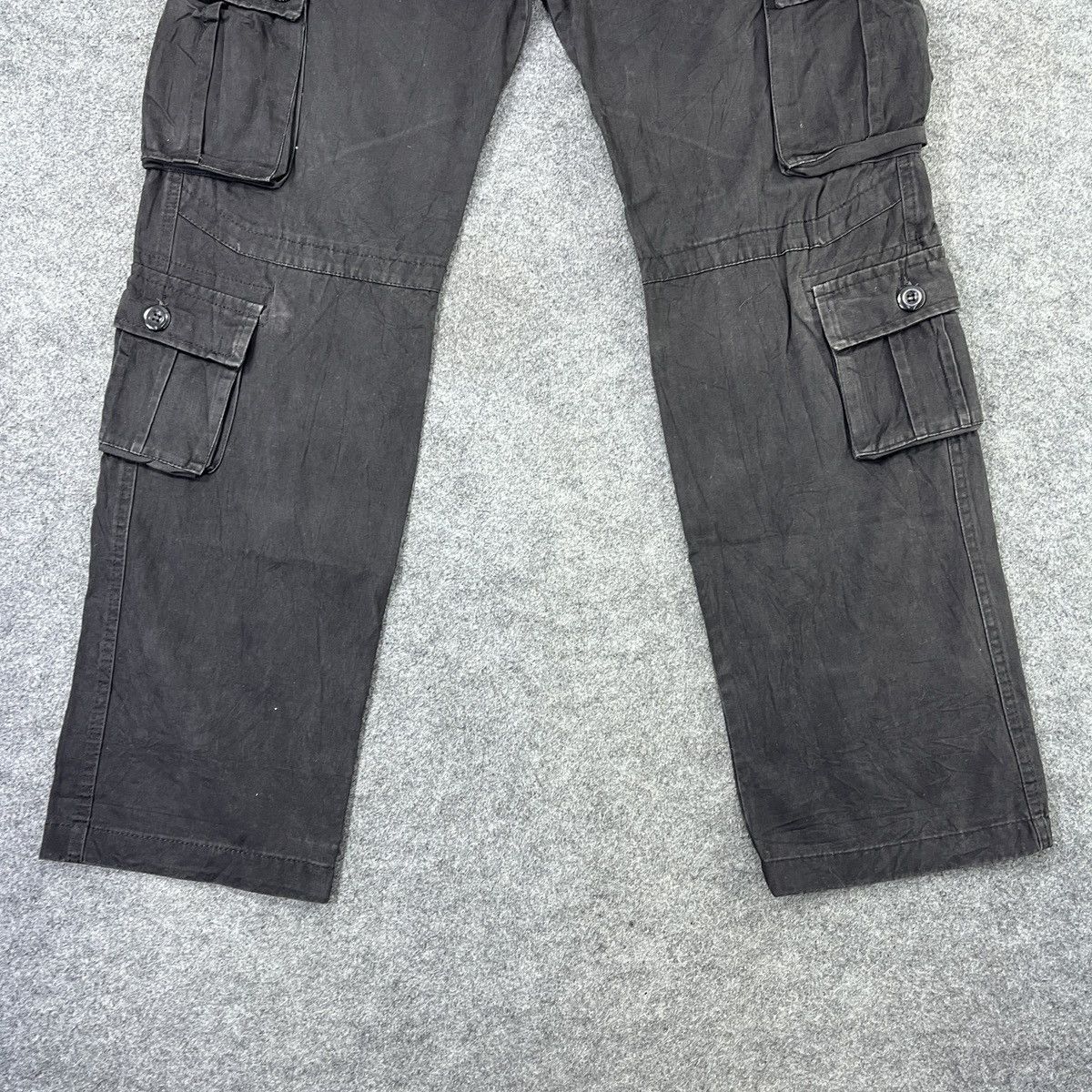 Japanese Brand Cargo Black pants Multipocket C010 Size US 34 / EU 50 - 5 Thumbnail