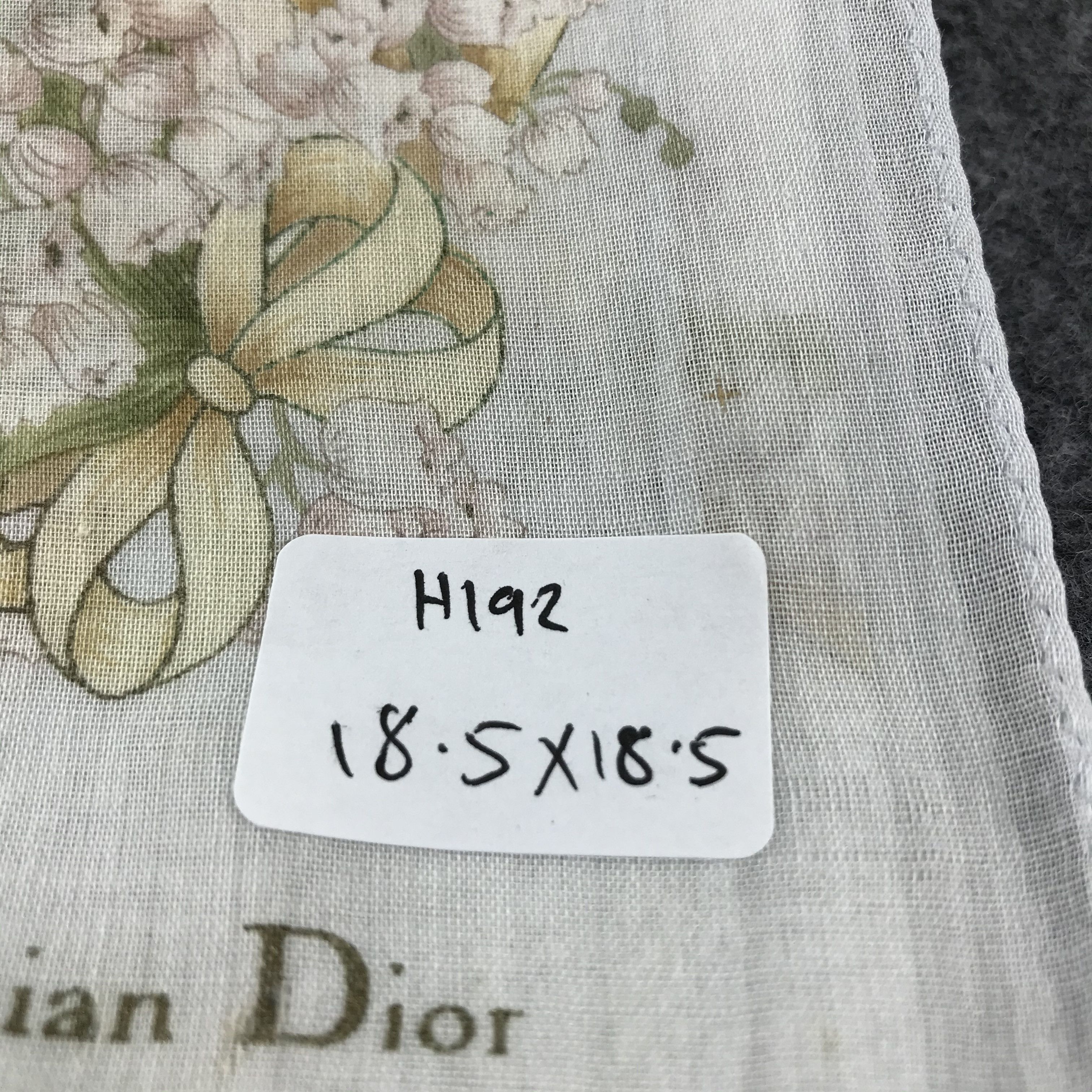Christian Dior Monsieur Christian Dior Handkerchief Neckerchief Bandana H192 Size ONE SIZE - 15 Thumbnail