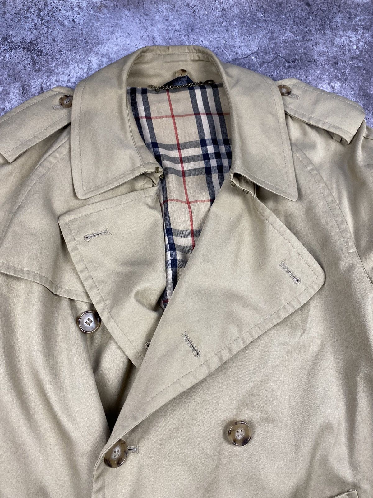 Burberry Vintage Burberry STYLE trench coat beige full novacheck Size US XL / EU 56 / 4 - 5 Thumbnail