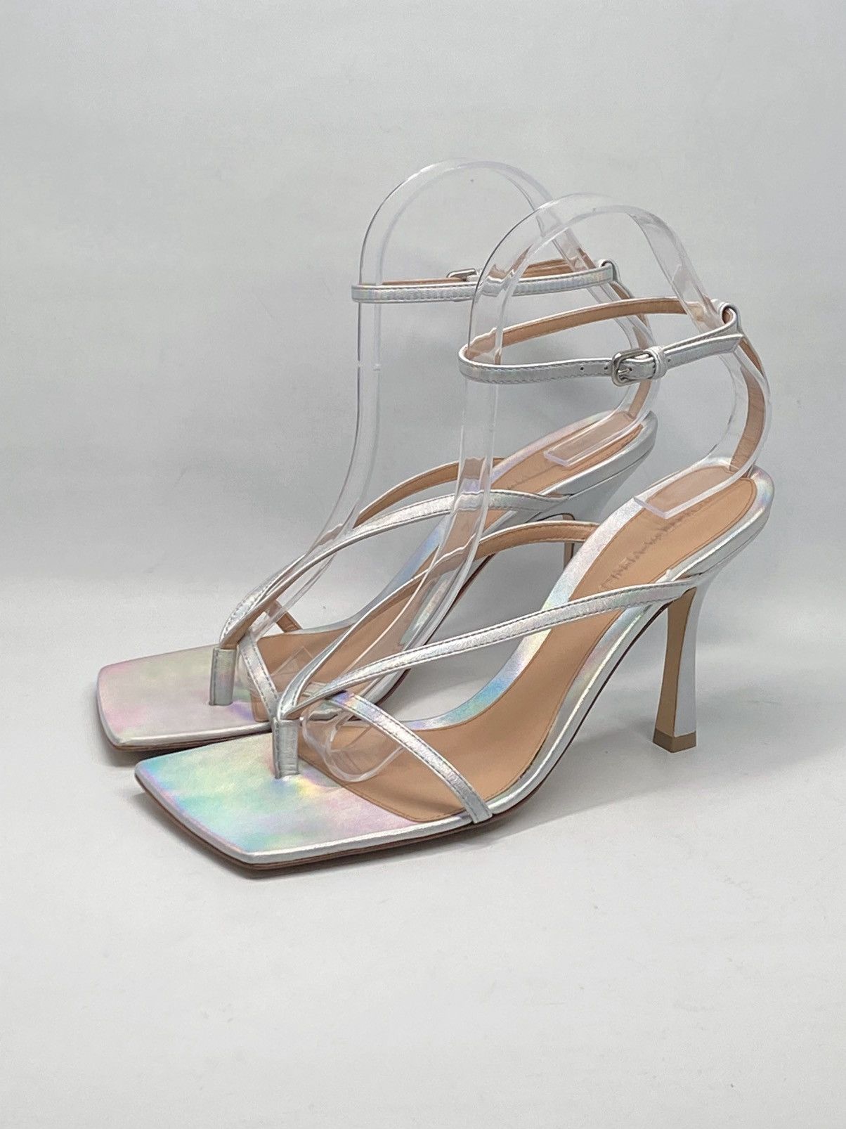 Bottega Veneta Bottega Veneta Leather Strappy Thong Sandals size 37.5 Size US 7.5 / IT 37.5 - 4 Thumbnail