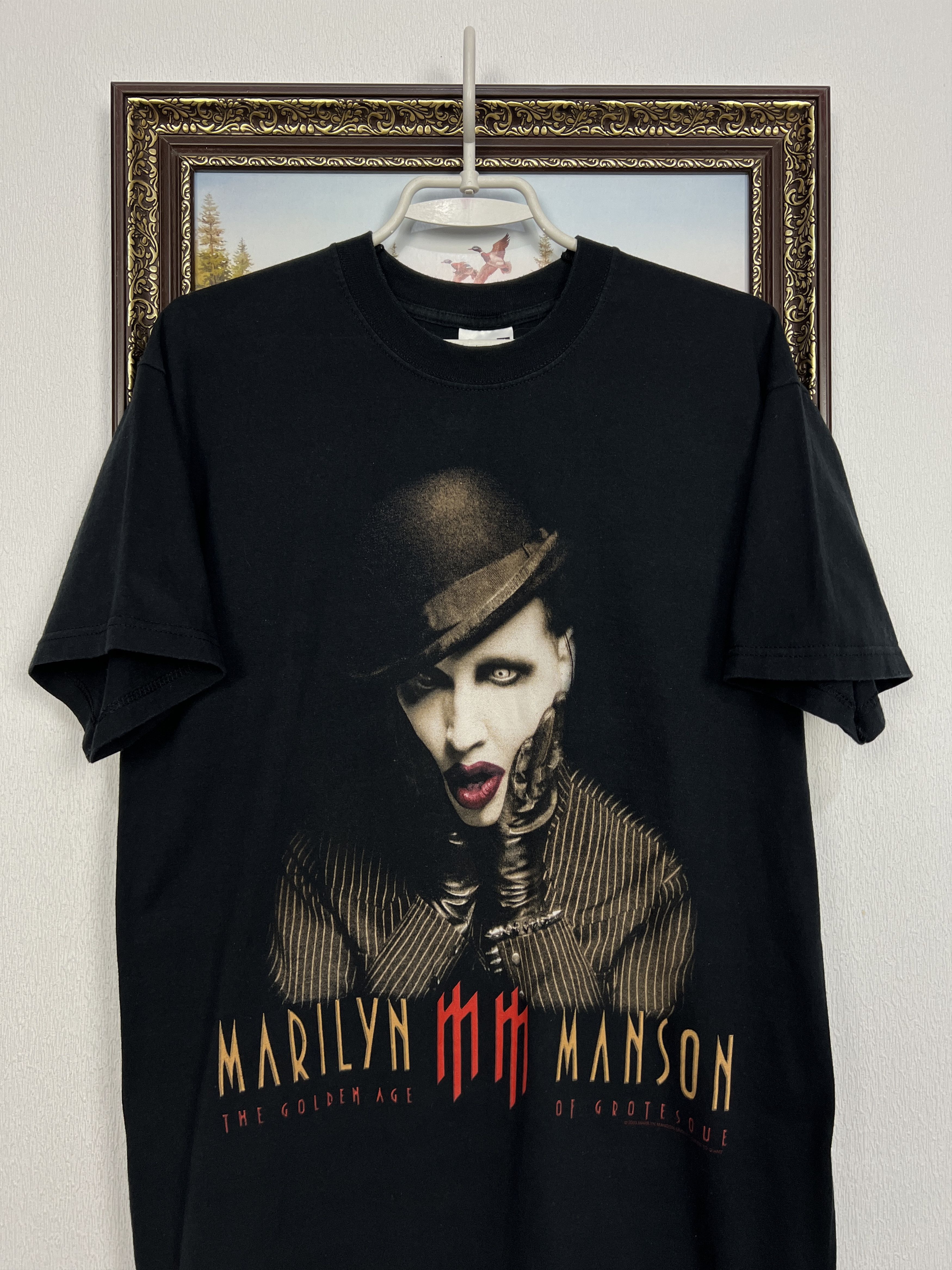 Vintage Vintage Marilyn Manson The Golden Age Of Grotesque Tee Shirt Size US M / EU 48-50 / 2 - 2 Thumbnail