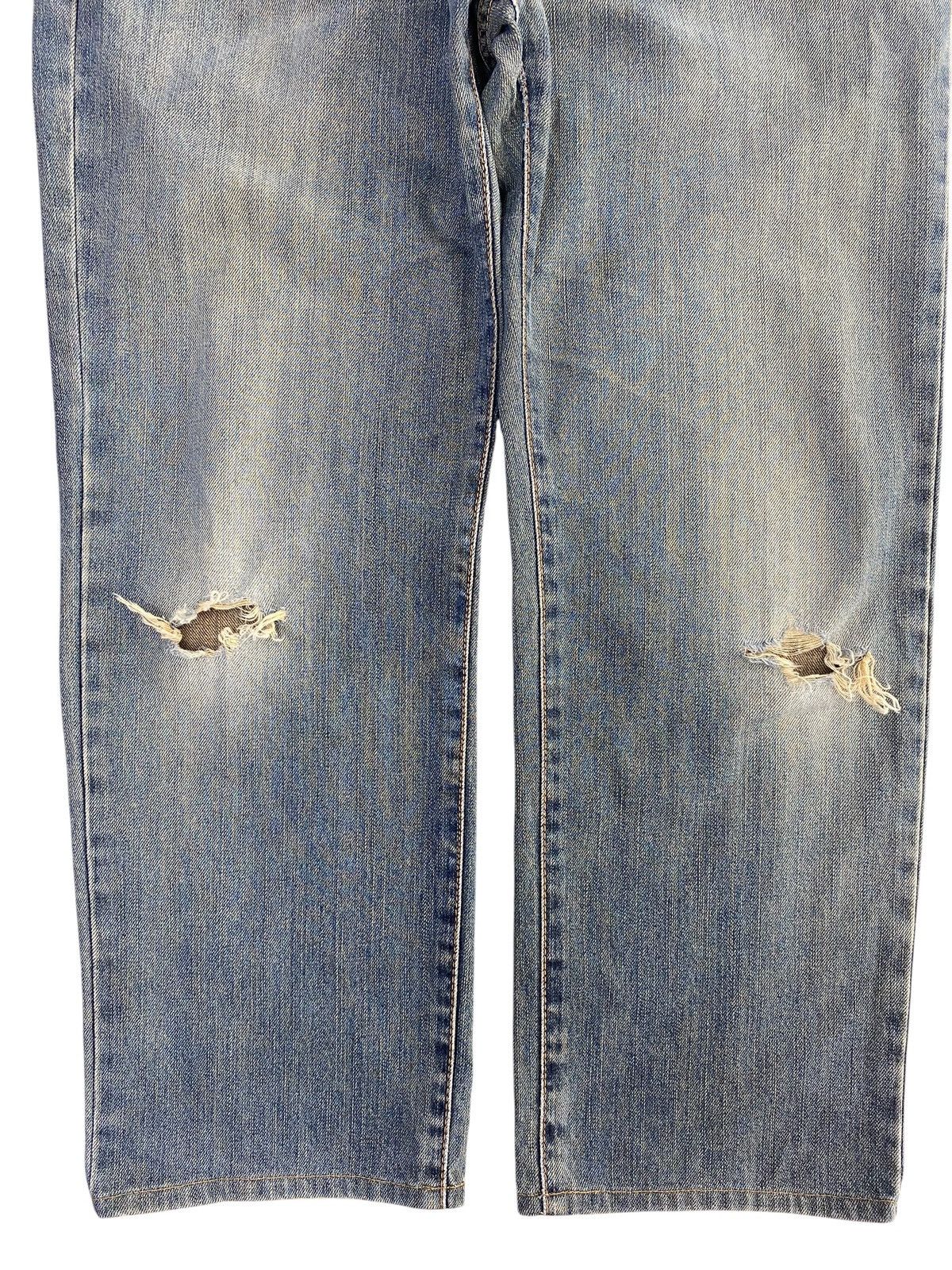 Edwin Vintage Edwin 403 Faded Wash Ripped Style Loose Jeans Size US 36 / EU 52 - 9 Thumbnail