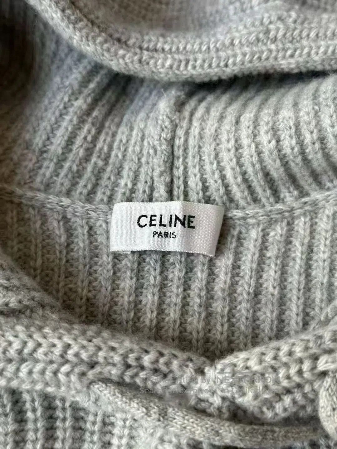 Celine CELINE Gray hooded sweater hoodie| Size US S / EU 44-46 / 1 - 3 Thumbnail