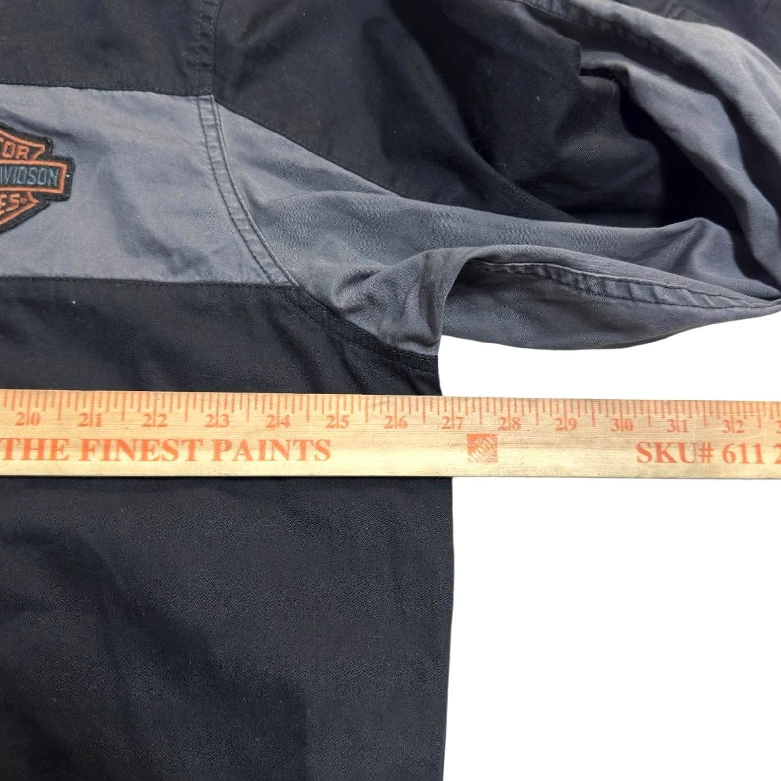 Harley Davidson Harley-Davidson Woven Shirt Size 2XL Black Grey Two-Tone Copper Block Men's Size US XXL / EU 58 / 5 - 5 Thumbnail