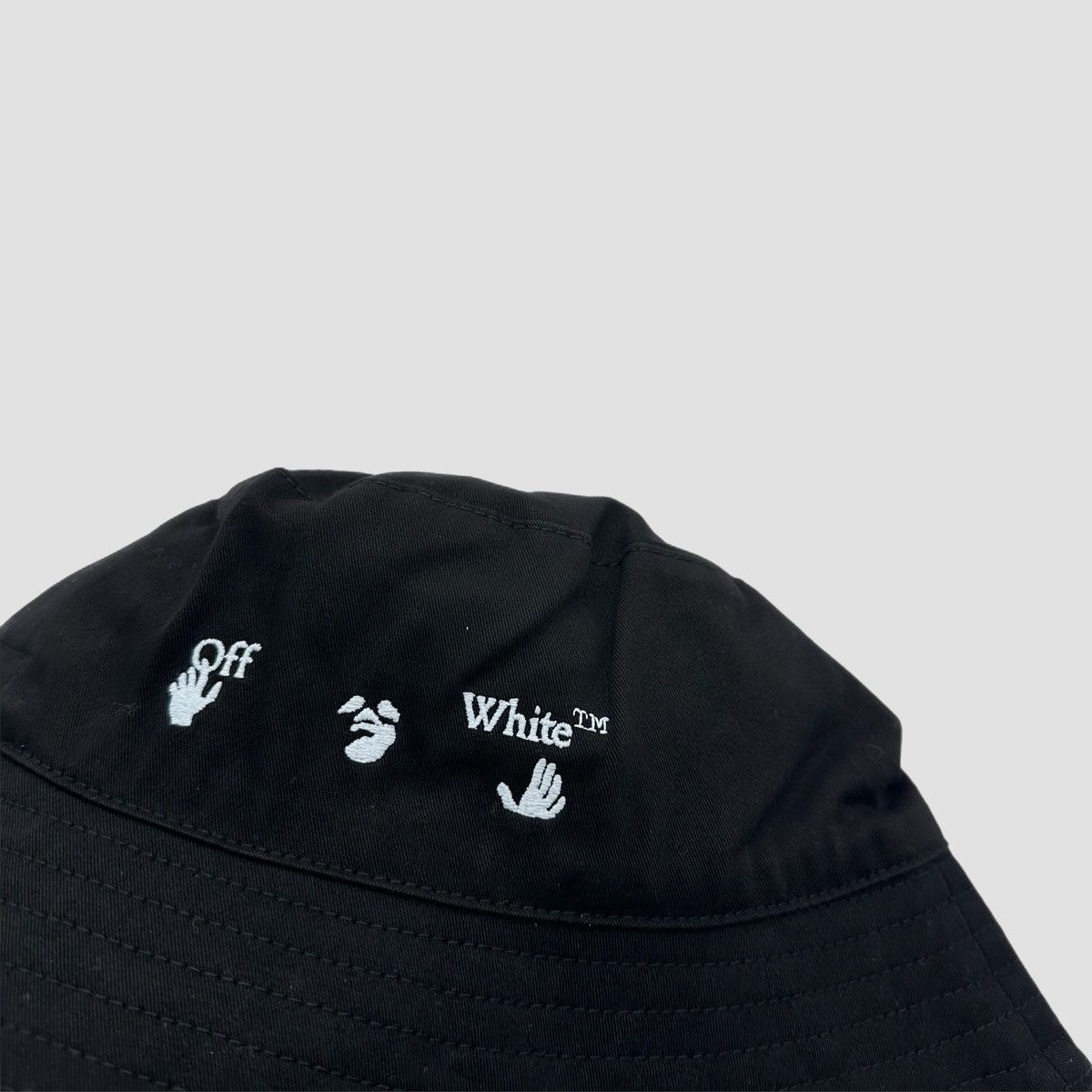 Off-White Off-White Logo Bucket Hat Size ONE SIZE - 5 Thumbnail