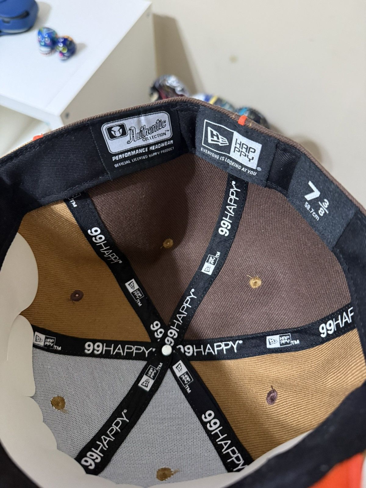 Happy99 HAPPY99 New Era Fitted Hat Size 7 3/8 NYC Y2K 2000s Size ONE SIZE - 6 Thumbnail