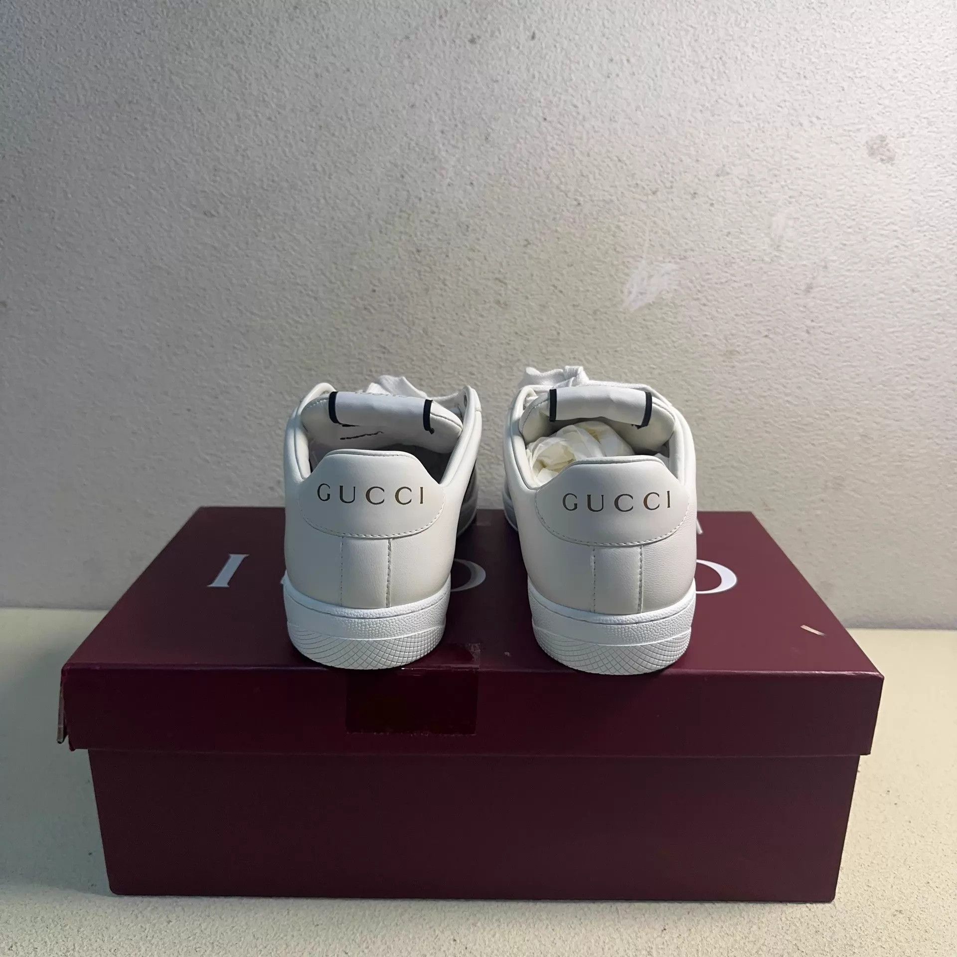 Gucci GUCCI Screener Distressed Sneaker Men's White 41.5 Size US 8.5 / EU 41-42 - 3 Thumbnail