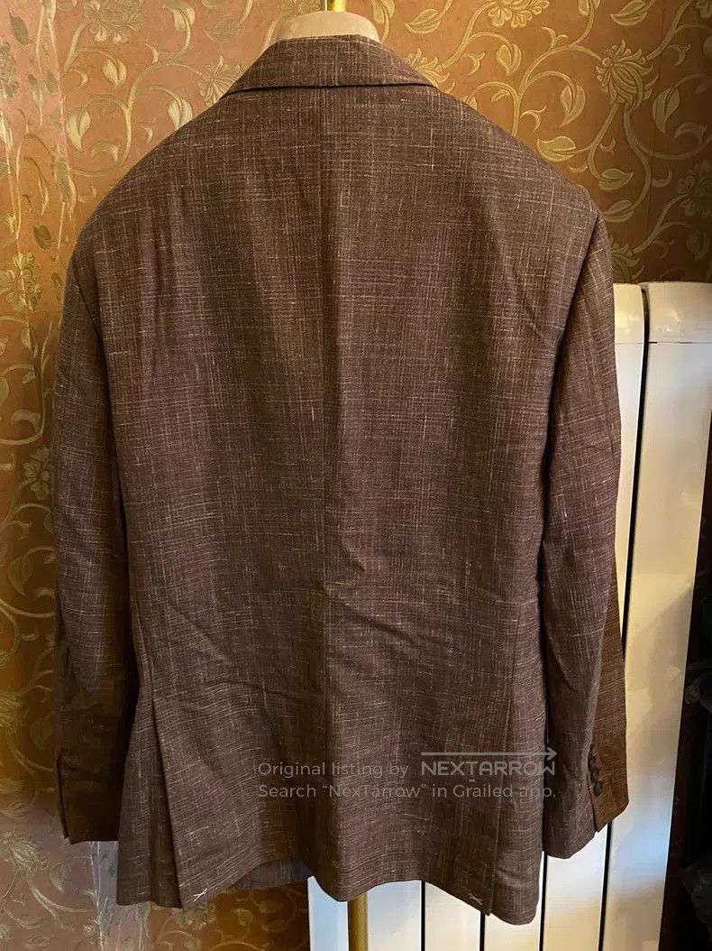 Brunello Cucinelli brunello cucinelli Suit set, wool, linen, and silk blended Size 50L - 3 Thumbnail