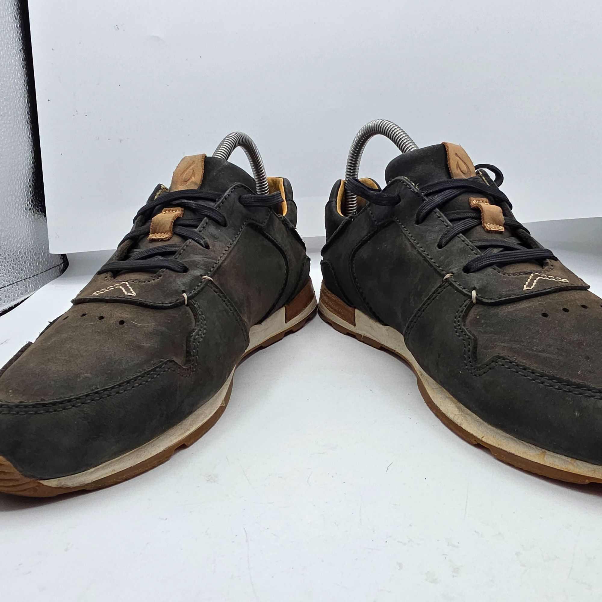 Olukai OluKai Men's Huaka'i Li Mens Size 7 Black Shoes Leather Casu Size US 7 / EU 40 - 3 Thumbnail