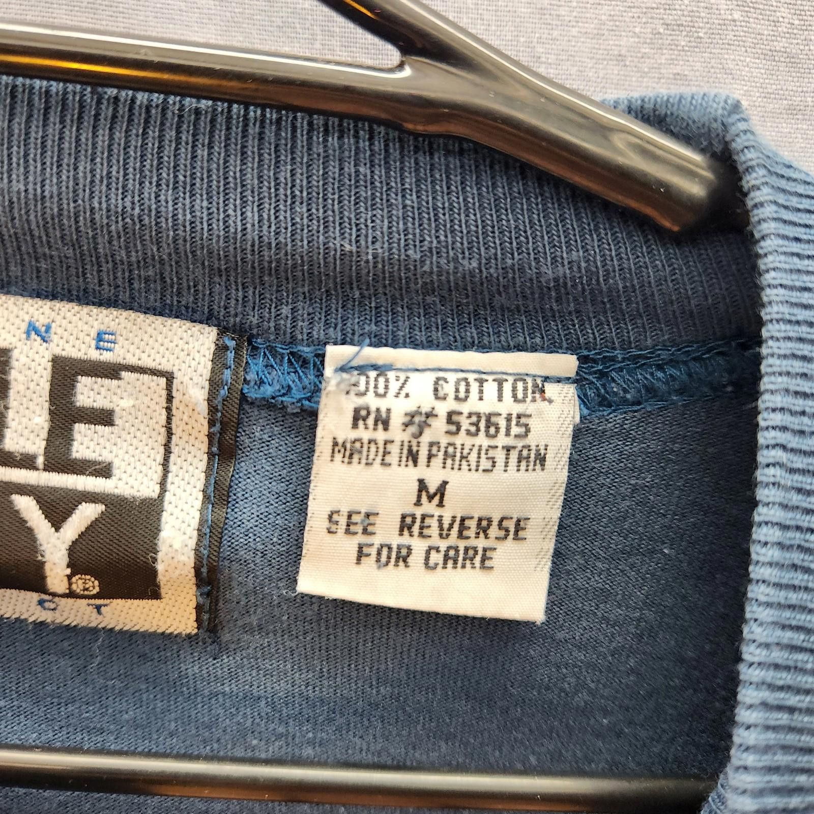 Bugle Boy Vintage Bugle Boy Long Sleeve Tshirt Blue Size Medium Size US M / EU 48-50 / 2 - 5 Thumbnail