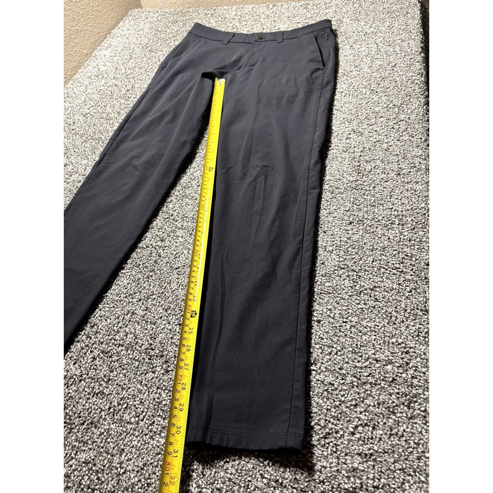 Lululemon Lululemon ABC Pants Mens 30 Black Slim Fit Trouser Warpstreme LM5975S Size US 30 / EU 46 - 4 Thumbnail