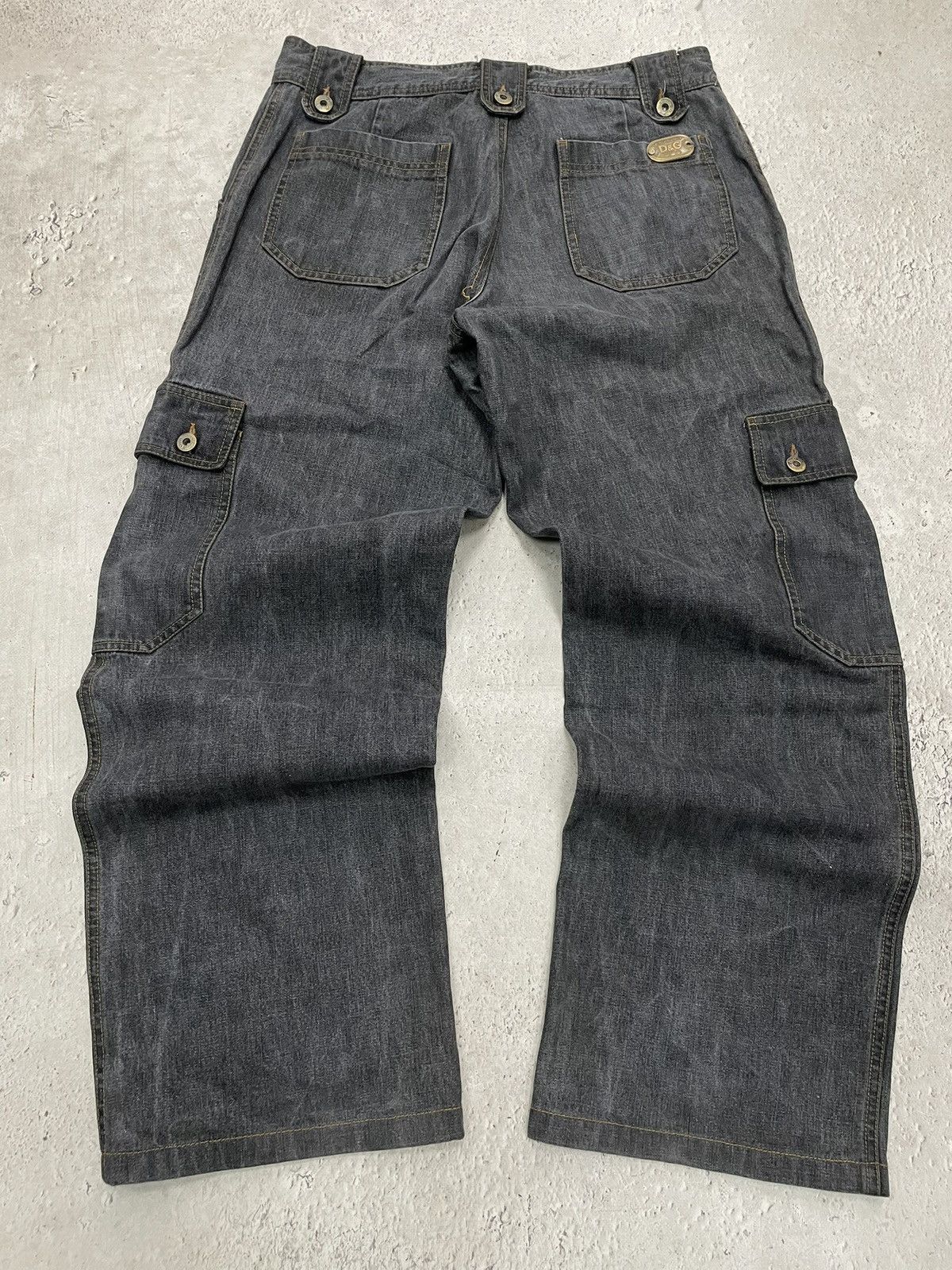 Dolce & Gabbana Dolce & Gabbana FW 2000s archive denim cargo jeans pants Size US 32 / EU 48 - 9 Thumbnail