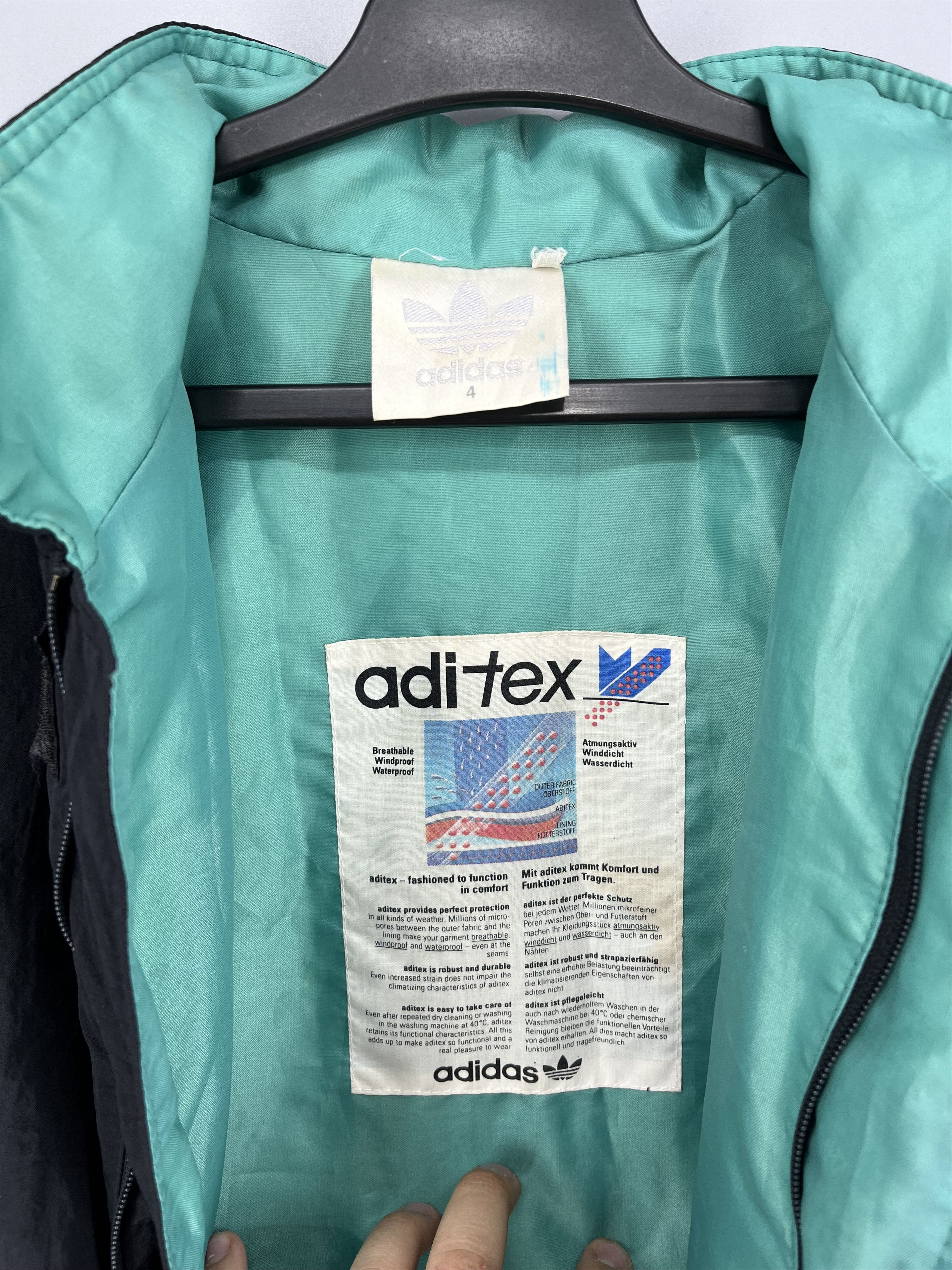 Adidas × Vintage Made in Yugoslavia Adidas Aditex Colourful Waterproof Jacket Size US M / EU 48-50 / 2 - 9 Thumbnail