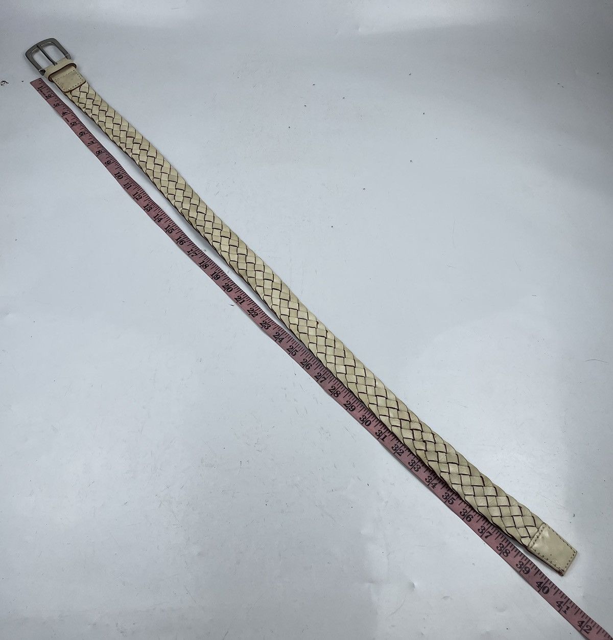 Japanese Brand genuine leather belt tc27 Size 38 - 4 Thumbnail
