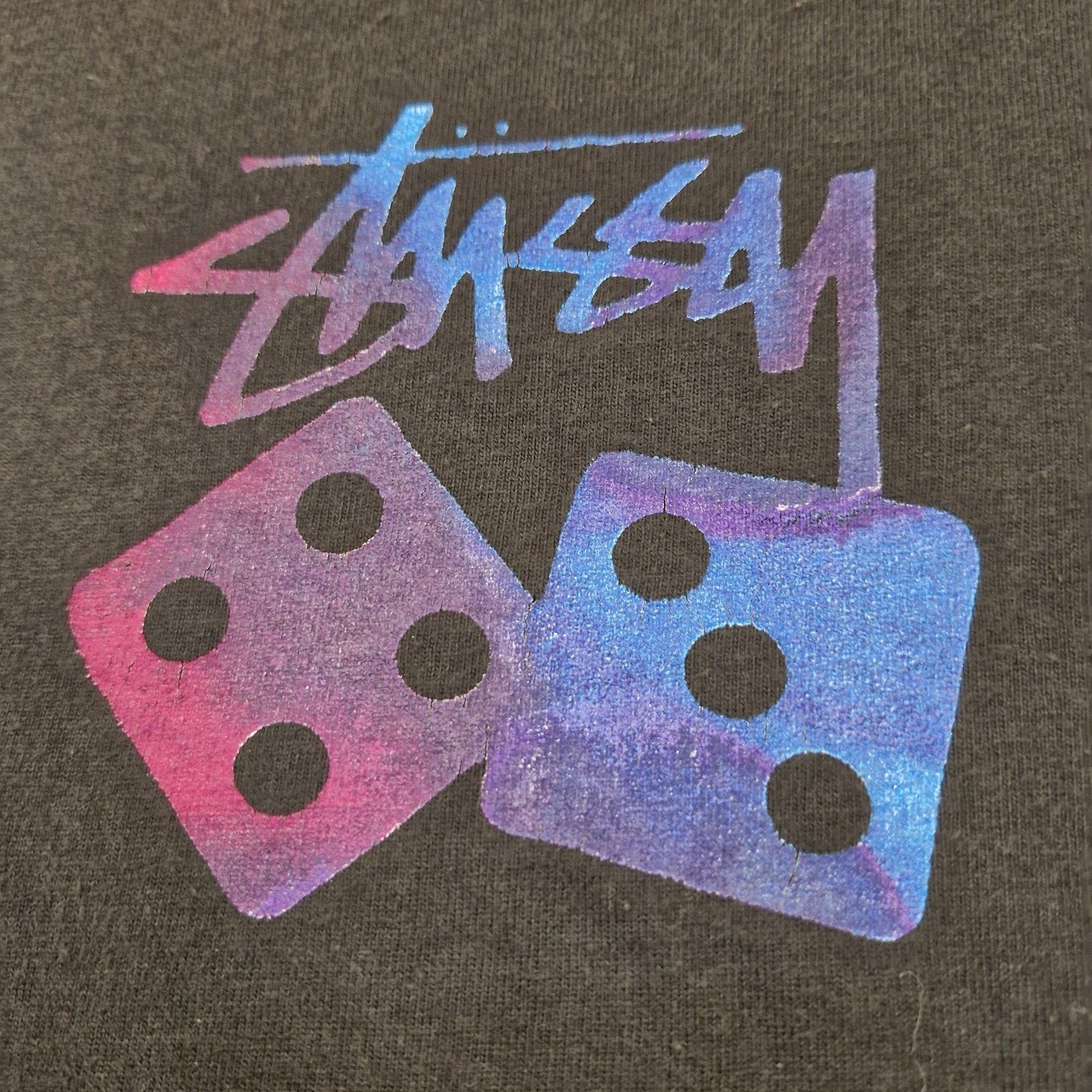 Stussy Vintage Y2K Stussy Dice New York T-Shirt Size Medium Size US M / EU 48-50 / 2 - 2 Thumbnail