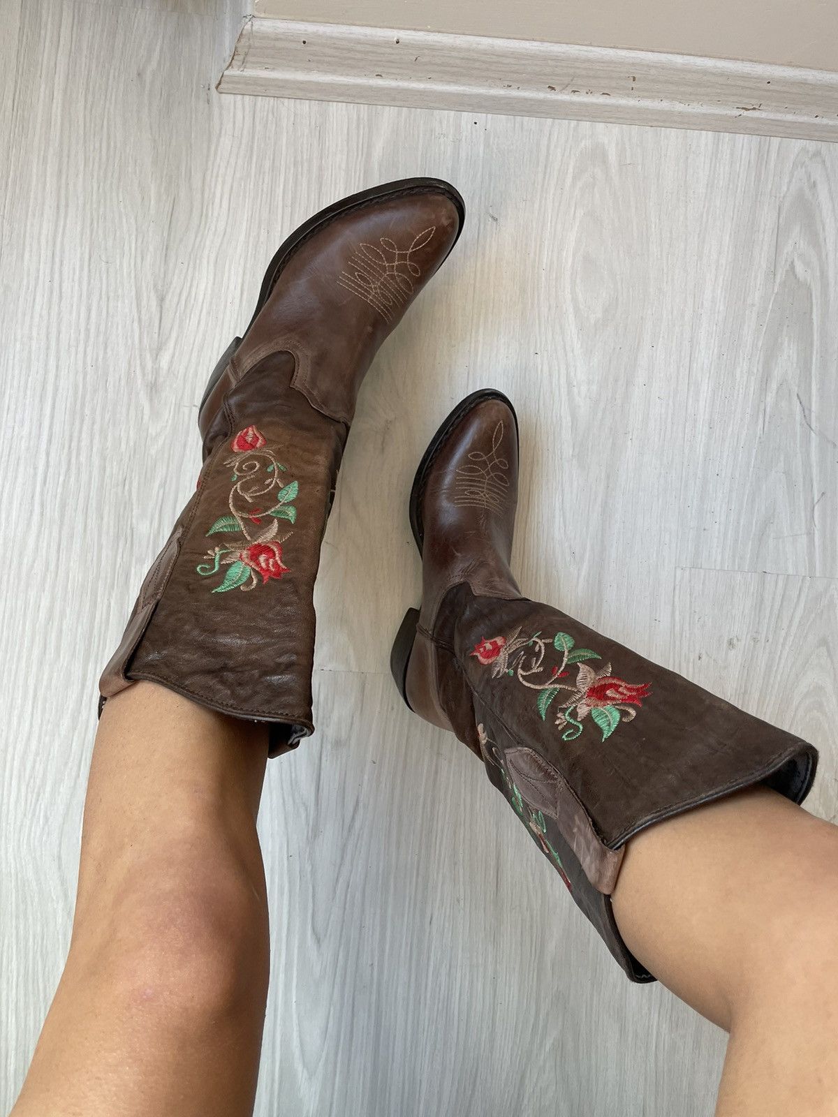 Vintage Vintage cowboy boots Size US 6.5 / IT 36.5 - 3 Thumbnail
