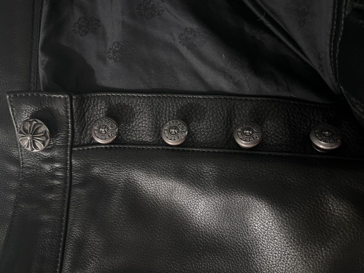 Chrome Hearts Chrome Hearts Double Knee Carpenter Leather Pants Size US 36 / EU 52 - 15 Thumbnail
