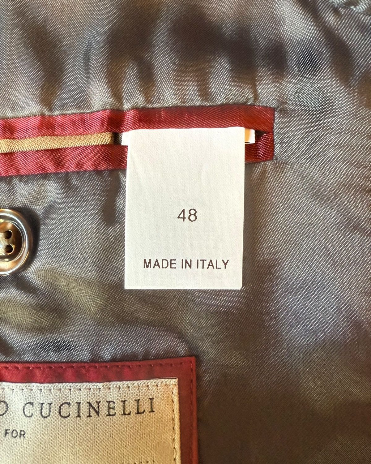 Brunello Cucinelli Brunello Cucinelli Shaw Collar Silk Dinner Jacket Size 38R - 4 Thumbnail