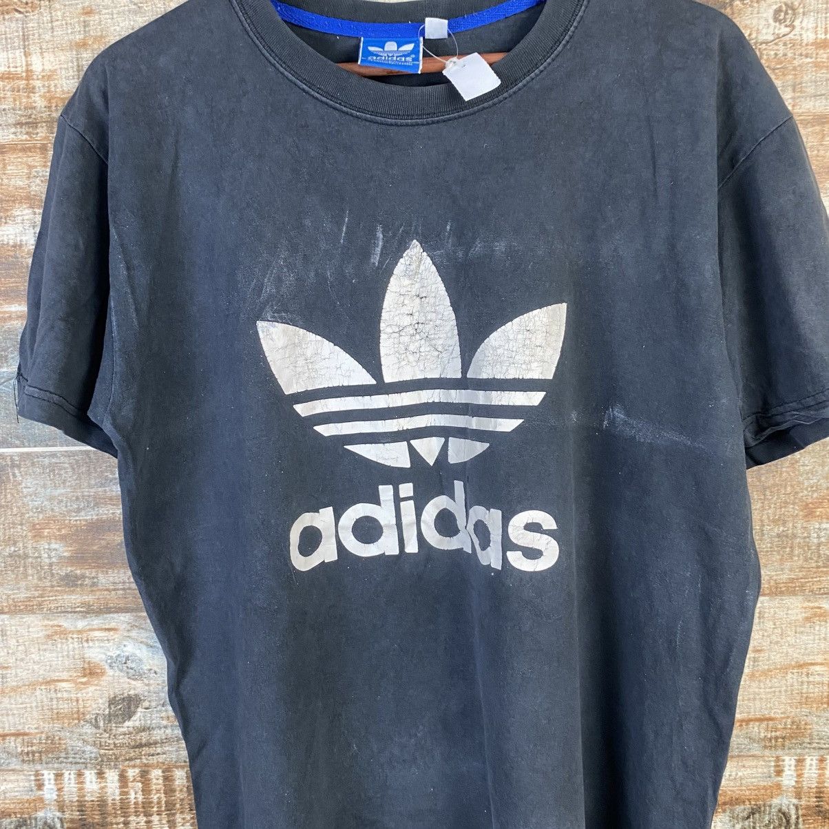 Adidas DL Adidas vintage Black T-Shirt #C1189 Size US M / EU 48-50 / 2 - 5 Thumbnail