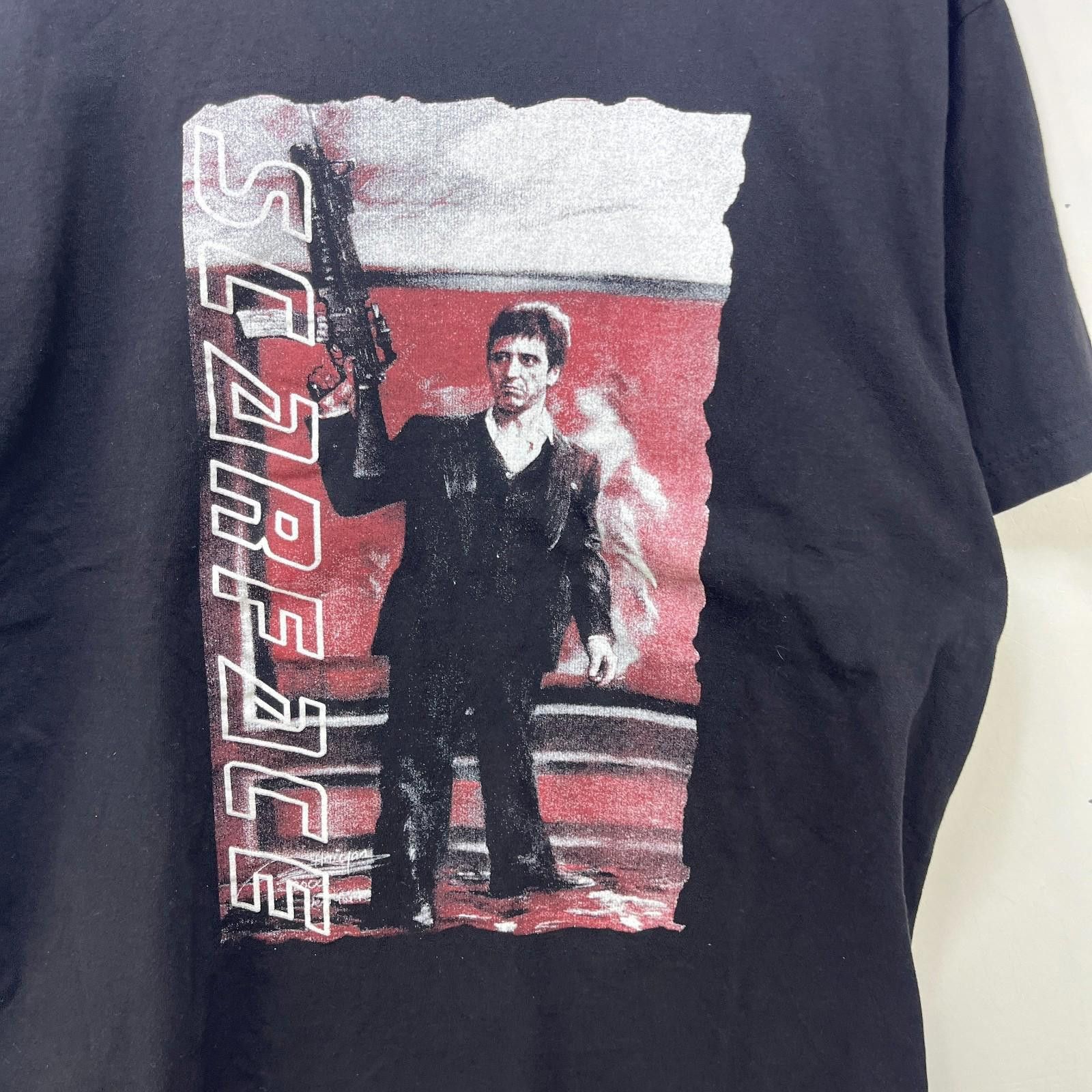 Vintage Vintage 90s Scarface Tony Montana T Shirt XL Size US XL / EU 56 / 4 - 2 Thumbnail