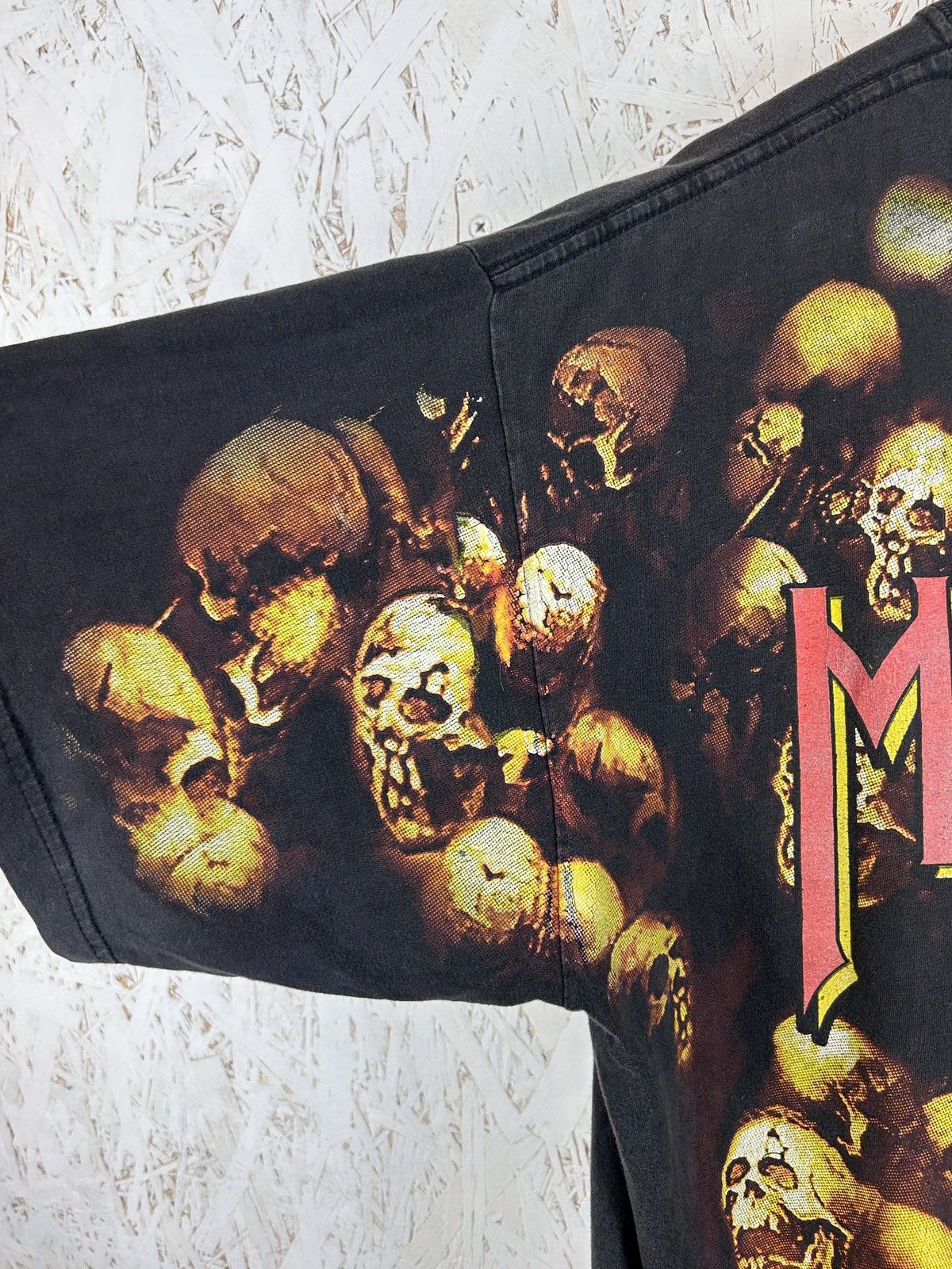 Band Tees 90s Vintage Manowar Agony & Ecstasy 1992 AOP T-Shirt Size US XL / EU 56 / 4 - 9 Thumbnail