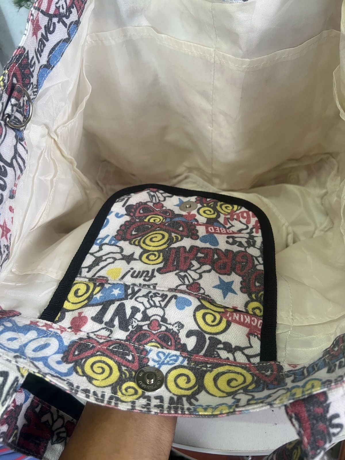 Hysteric Glamour Hyteric Glamour Full Print Tote Bag Size ONE SIZE - 5 Thumbnail