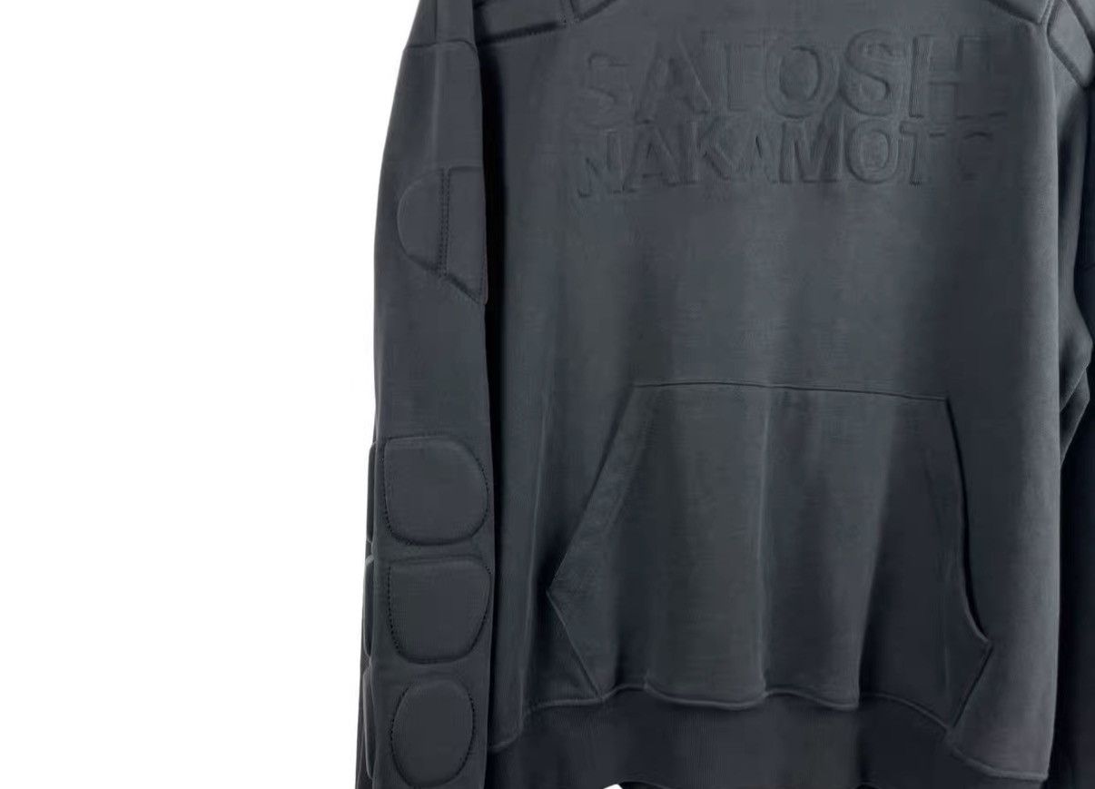 Satoshi Nakamoto Satoshi Nakamoto Motorbike Armor Embossed Hoodie J31 Size US XL / EU 56 / 4 - 4 Thumbnail